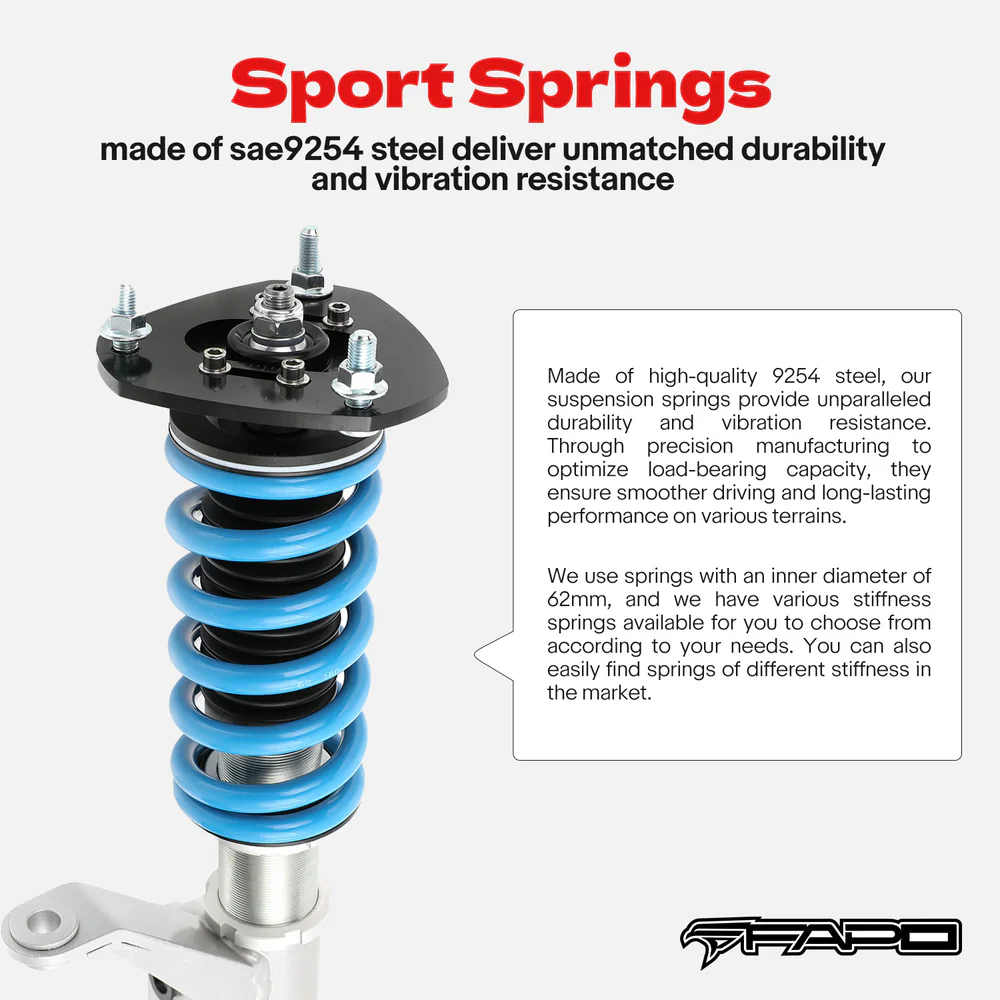 16-Level Damping Coilover For Infiniti M37/M56 RWD Y51 2011-2013 PS008120 - Image 8