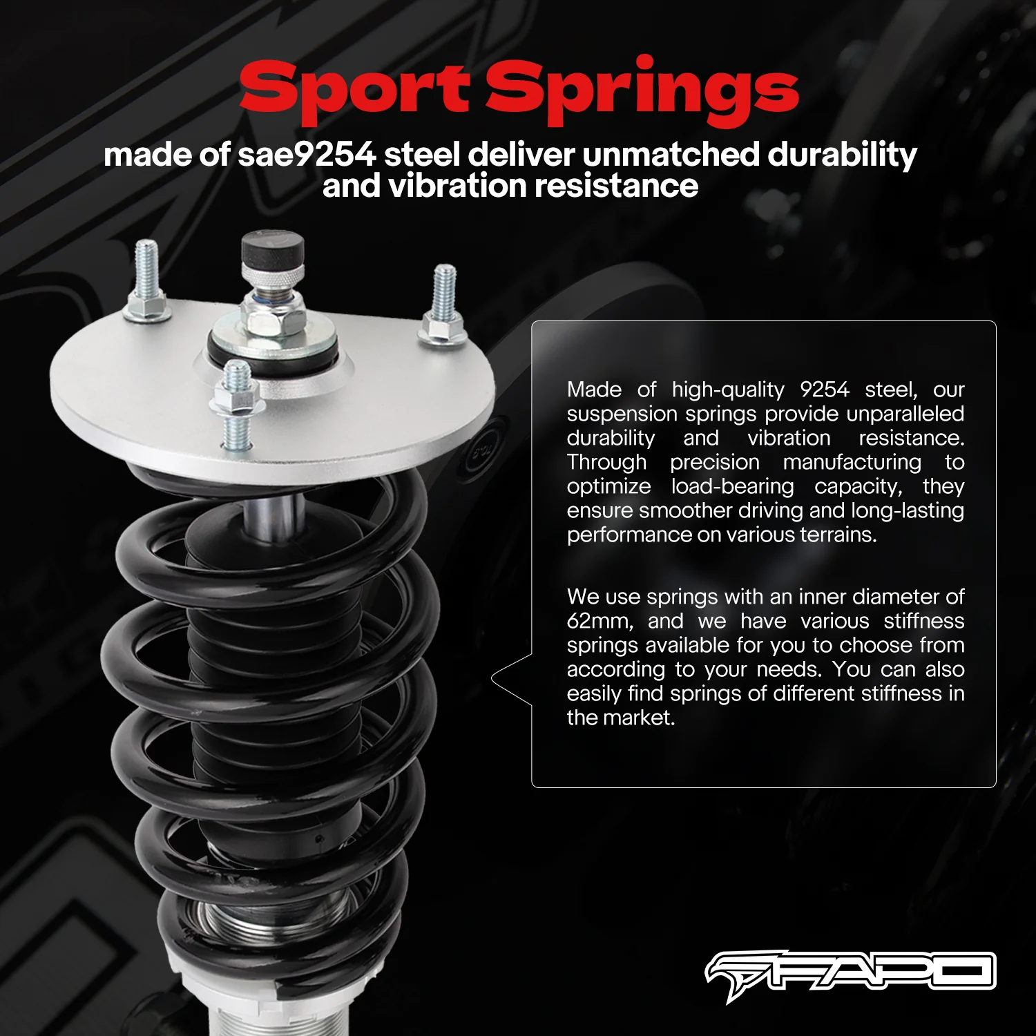 32-Level Damping Coilover for 2003-2015 Infiniti G35X G37X M35X M45X Q40 Q60 AWD V36/CV36 PF008620 - Image 9