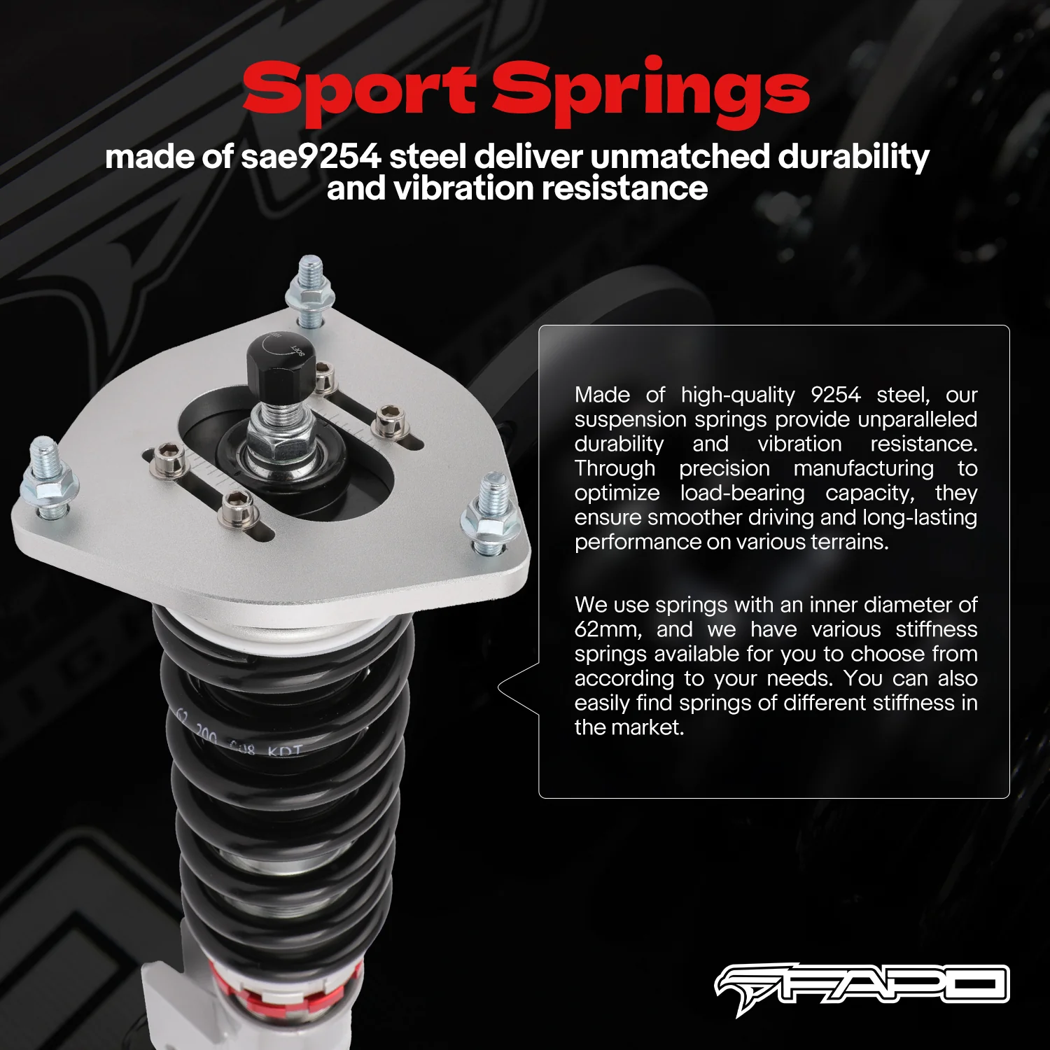 32-Level Damping Coilover for 2011-2020 Infiniti M37 M56 Q50 Q60 Q70 V37/Y51 PF008130 - Image 6