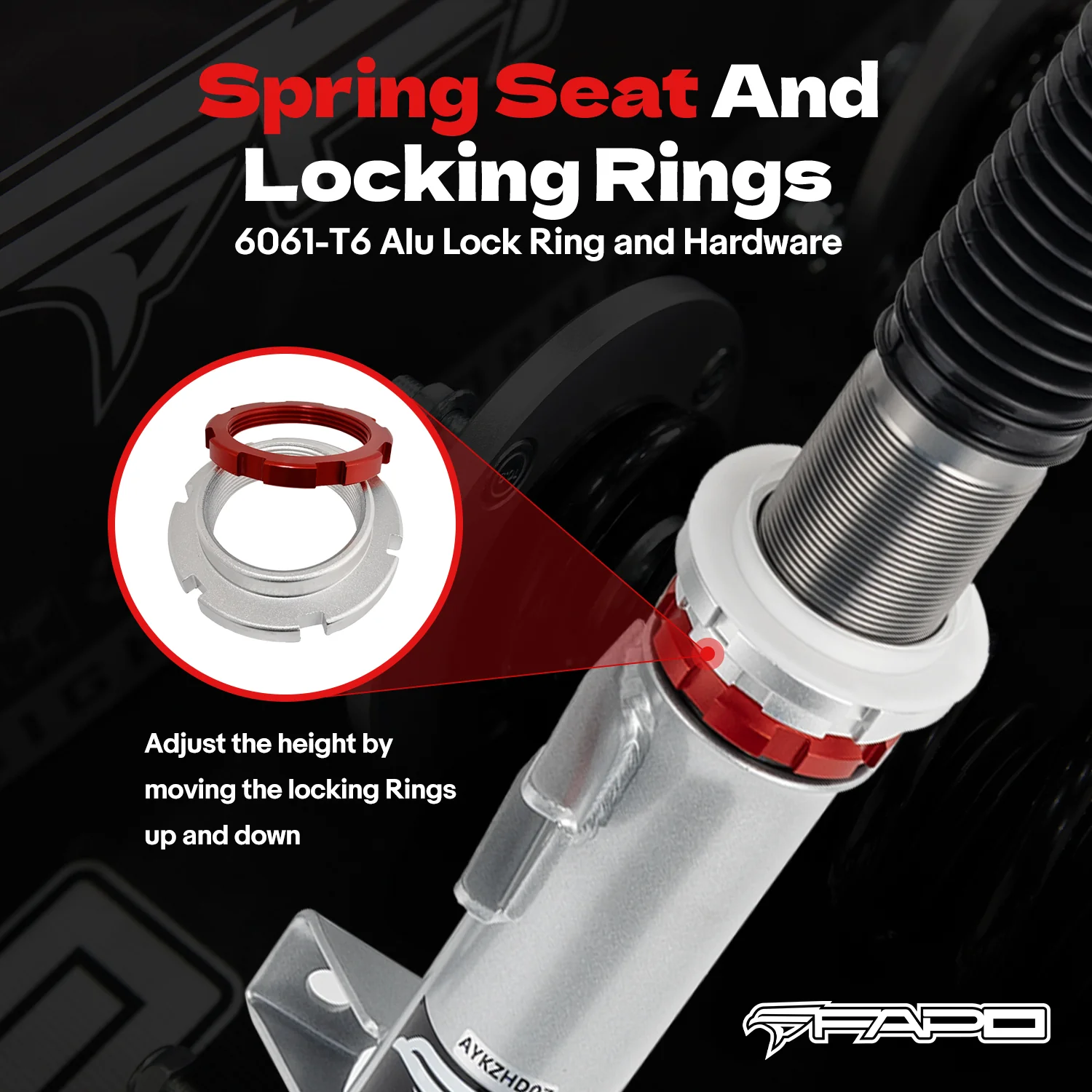 32-Level Damping Coilover For Chevrolet Camaro 5th Gen 2010-2015 PF009530 - Image 8