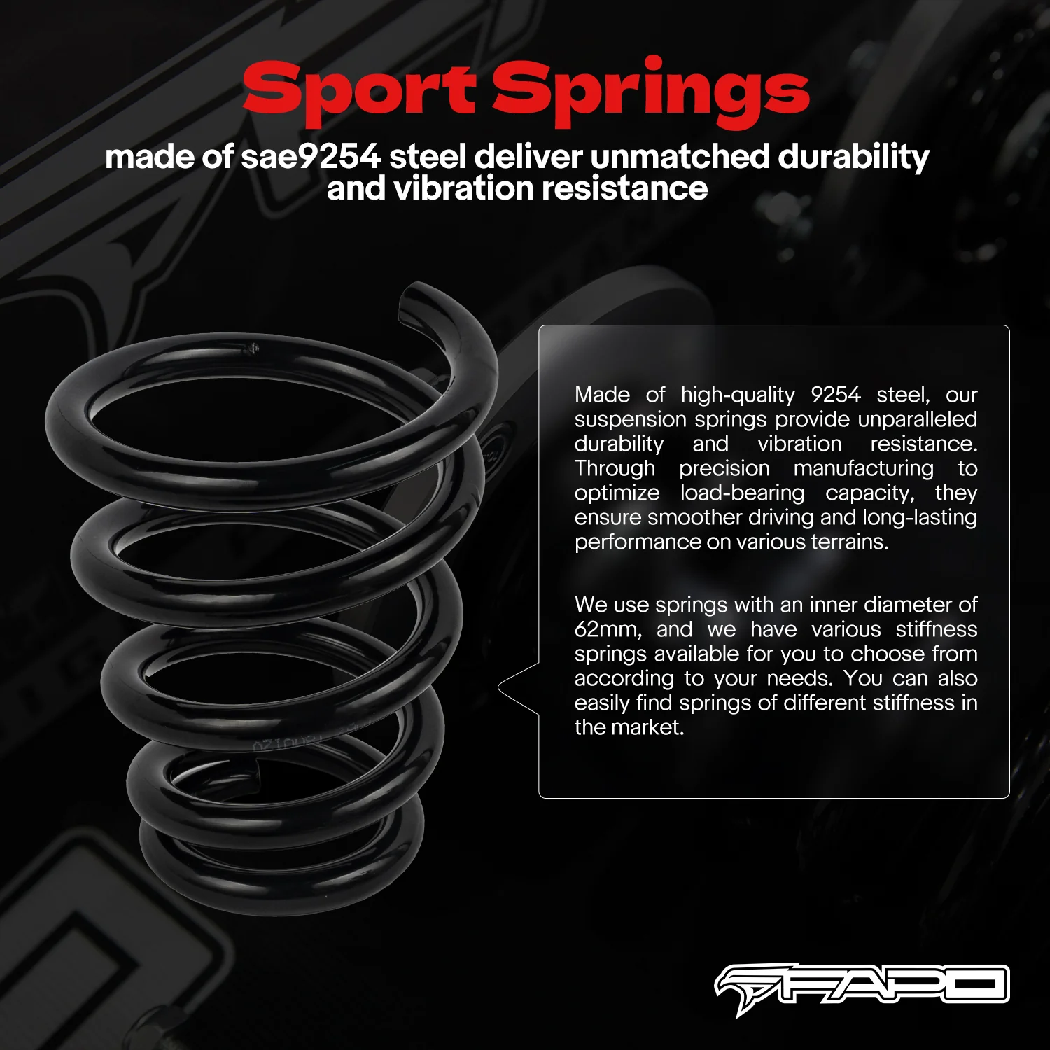 32-Level Damping Coilover for Pontiac G8 2008-2009 sedan & Holden Caprice 3rd Gen VM 2006-2013 PF008030 - Image 7