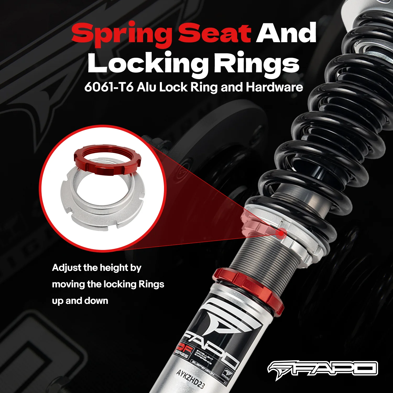 32-Level Damping Coilover For Infiniti G35X AWD V36 / G37X AWD / Q60 AWD V36/CV36 PF008630 - Image 6