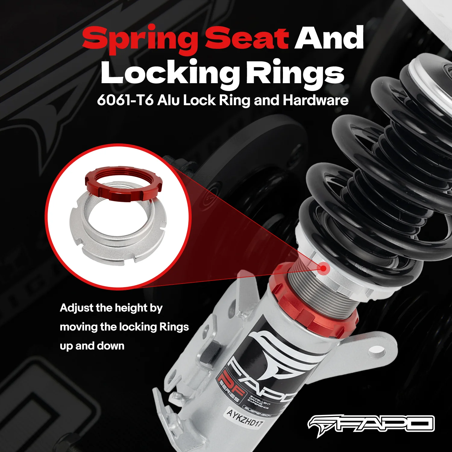 32-Level Damping Coilover for Toyota 86/GT86/FT86 1st Gen ZN6/ZC6 2012-2020 PF000430 - Image 7