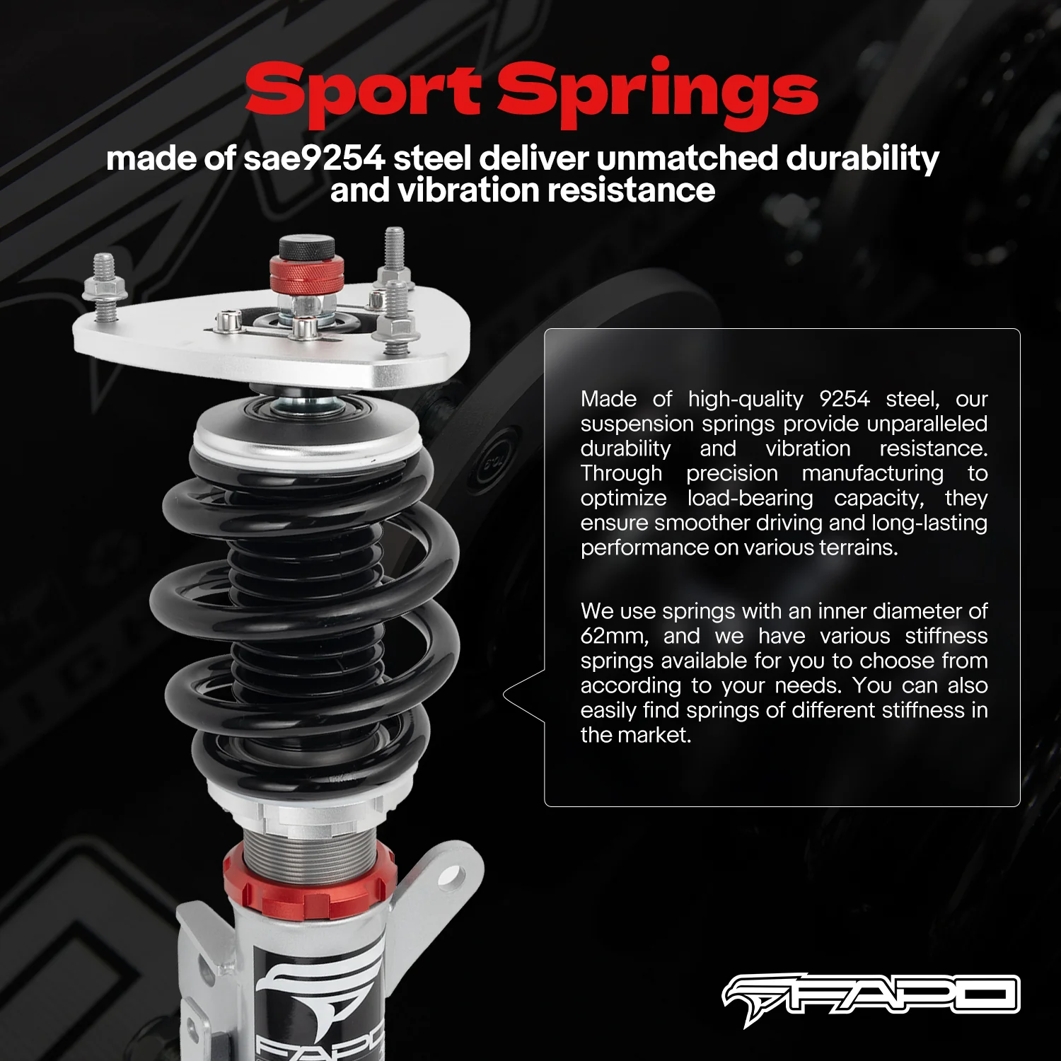 32-Level Damping Coilover for Toyota 86/GT86/FT86 1st Gen ZN6/ZC6 2012-2020 PF000430 - Image 8