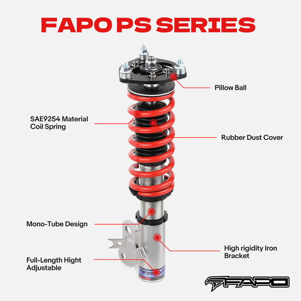 Coilover for BMW 3-Series E90 E91 E92 RWD 2006-2013 Adj Height PS006410 - Image 3