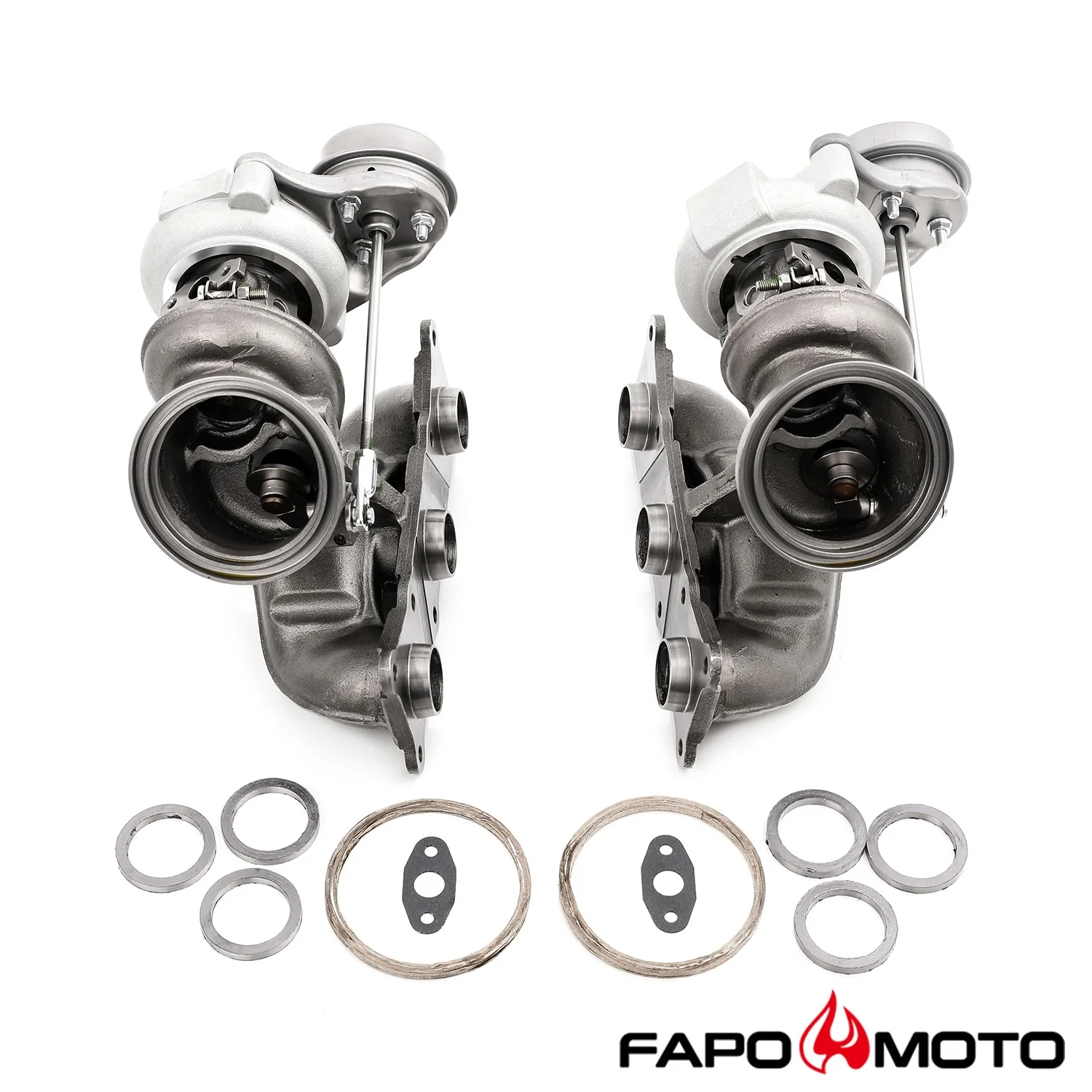 FAPO 500HP Twin Turbos TD03 for BMW N54 535i 135i Z4 X6 740i E60 E82 E89 F71 F01 OE design - Image 3