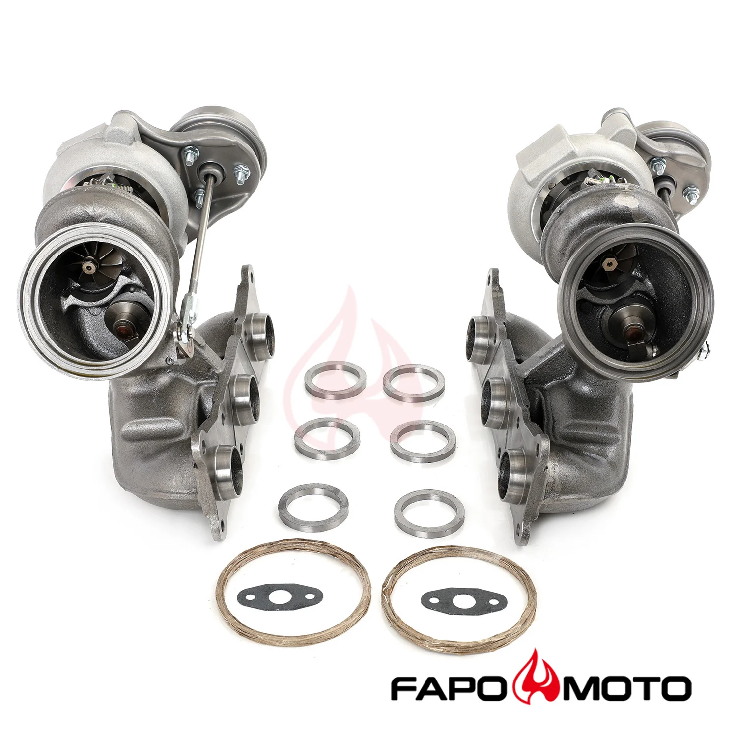FAPO 700HP Twin Turbos TD04 17T for BMW N54 535i 135i Z4 X6 740 E60 E89 F71 F01 - Image 3