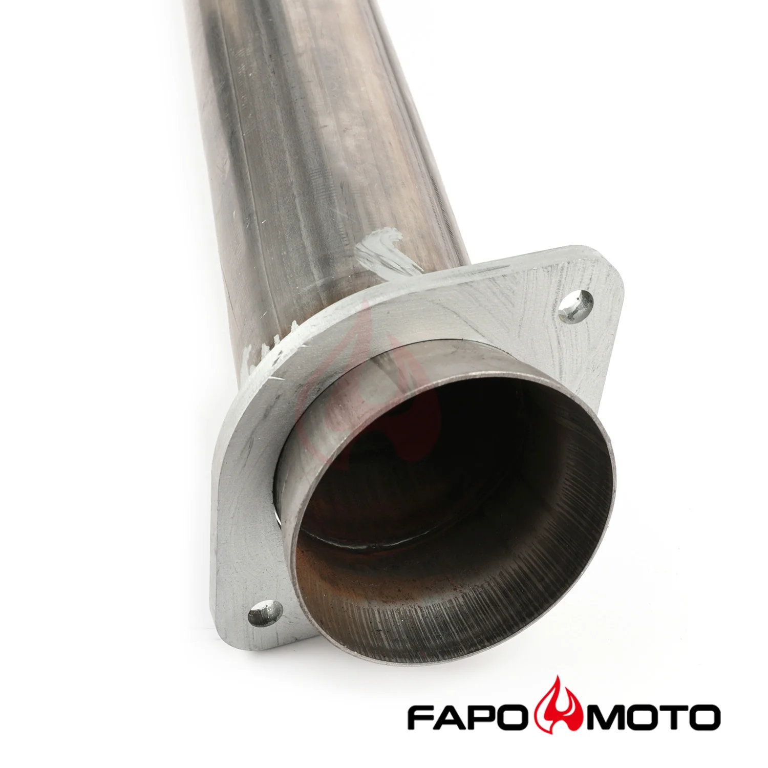 FAPO Muffler Delete Pipe Kit for 11-17 Ford F250 F350 Super Duty 6.7L Diesel 4in 409SS - Image 4