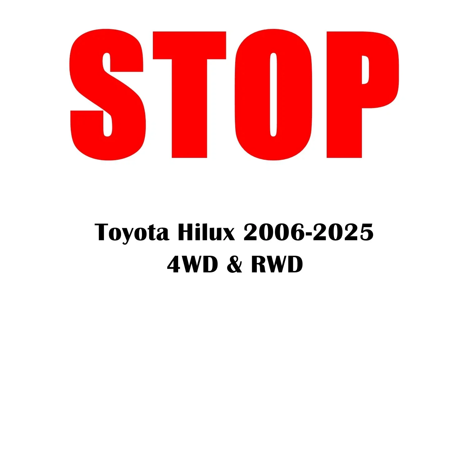 FAPO P1 Off-Road Full Set 0-2" Lift Struts For Toyota Hilux 2006-2025 - Image 19