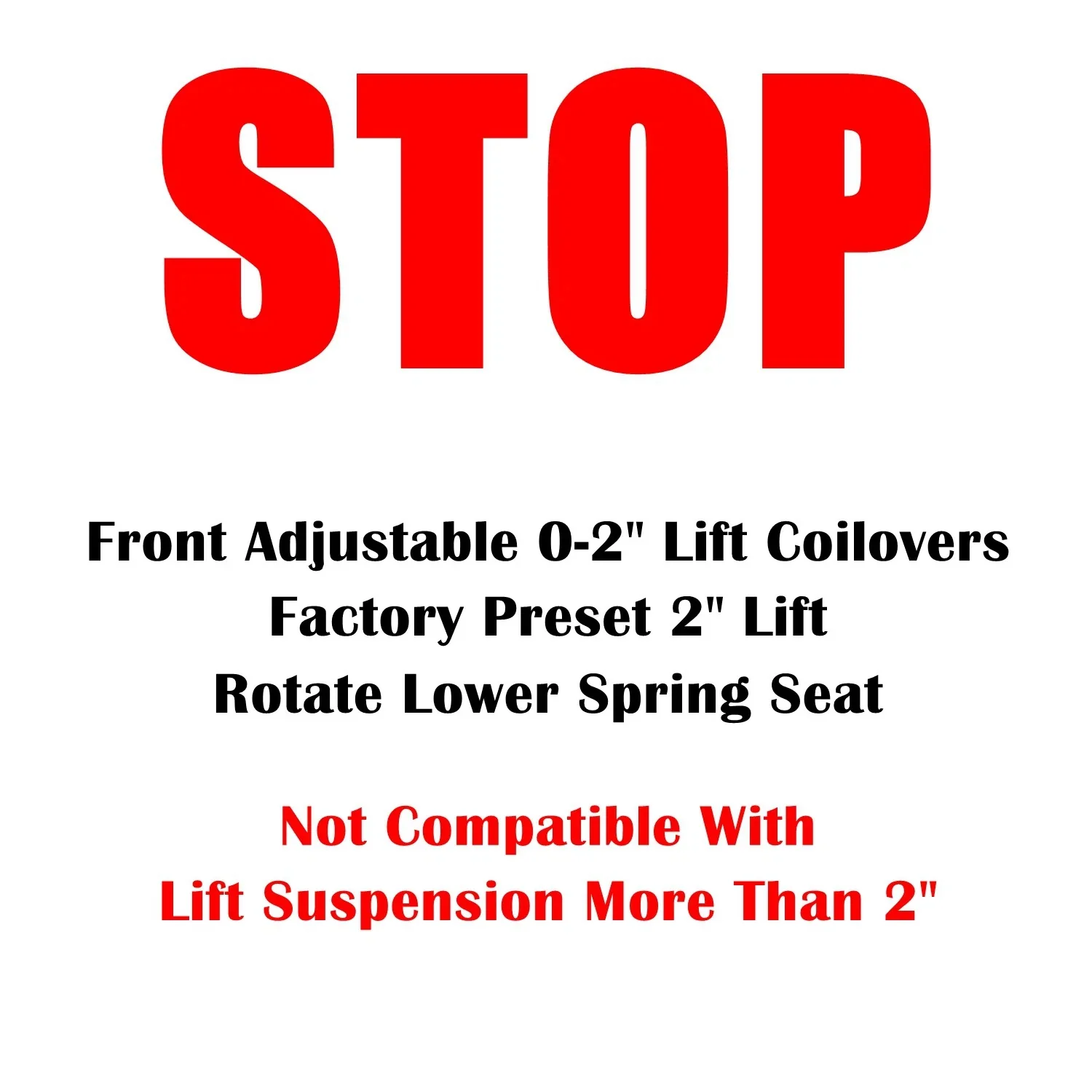 FAPO P1 Off-Road Full Set 0-2" Lift Struts For Toyota Hilux 2006-2025 - Image 21