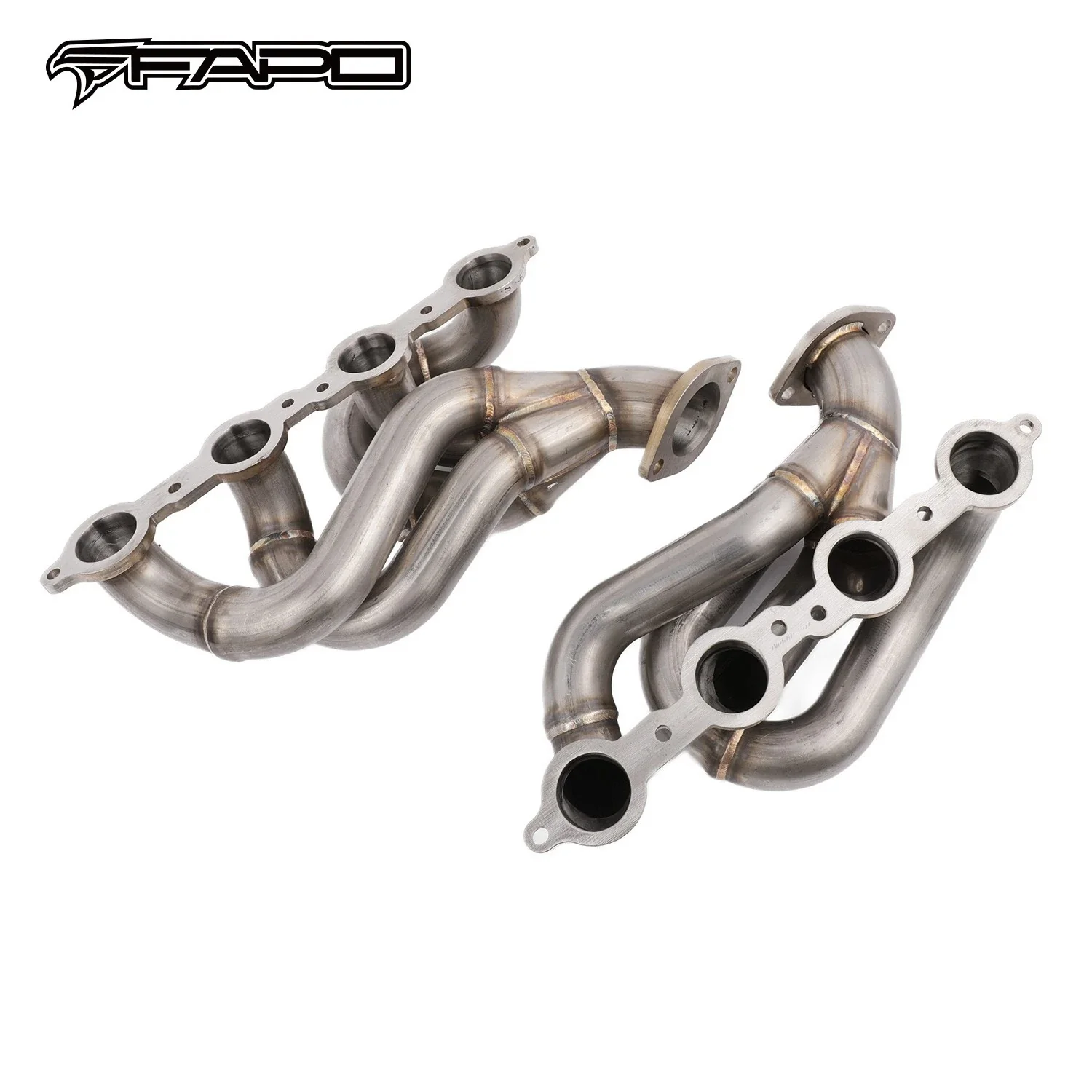 FAPO Shorty Headers for 2010-2015 Chevy Camaro SS 6.2L LS3 L99 V8 376 1-7/8 in - Image 6