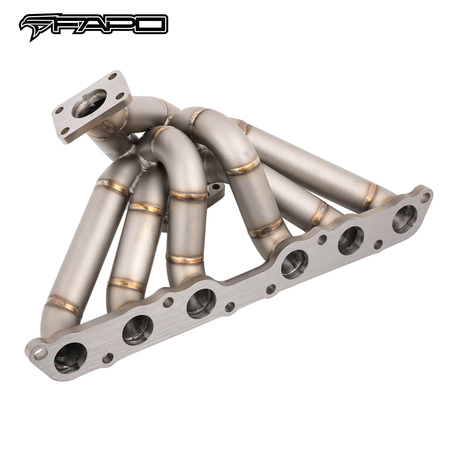 FAPO Single Turbo Manifold for Toyota Supra JZA80 Mk4 Lexus GS300 SC300 IS300 2JZGE T4 - Image 3