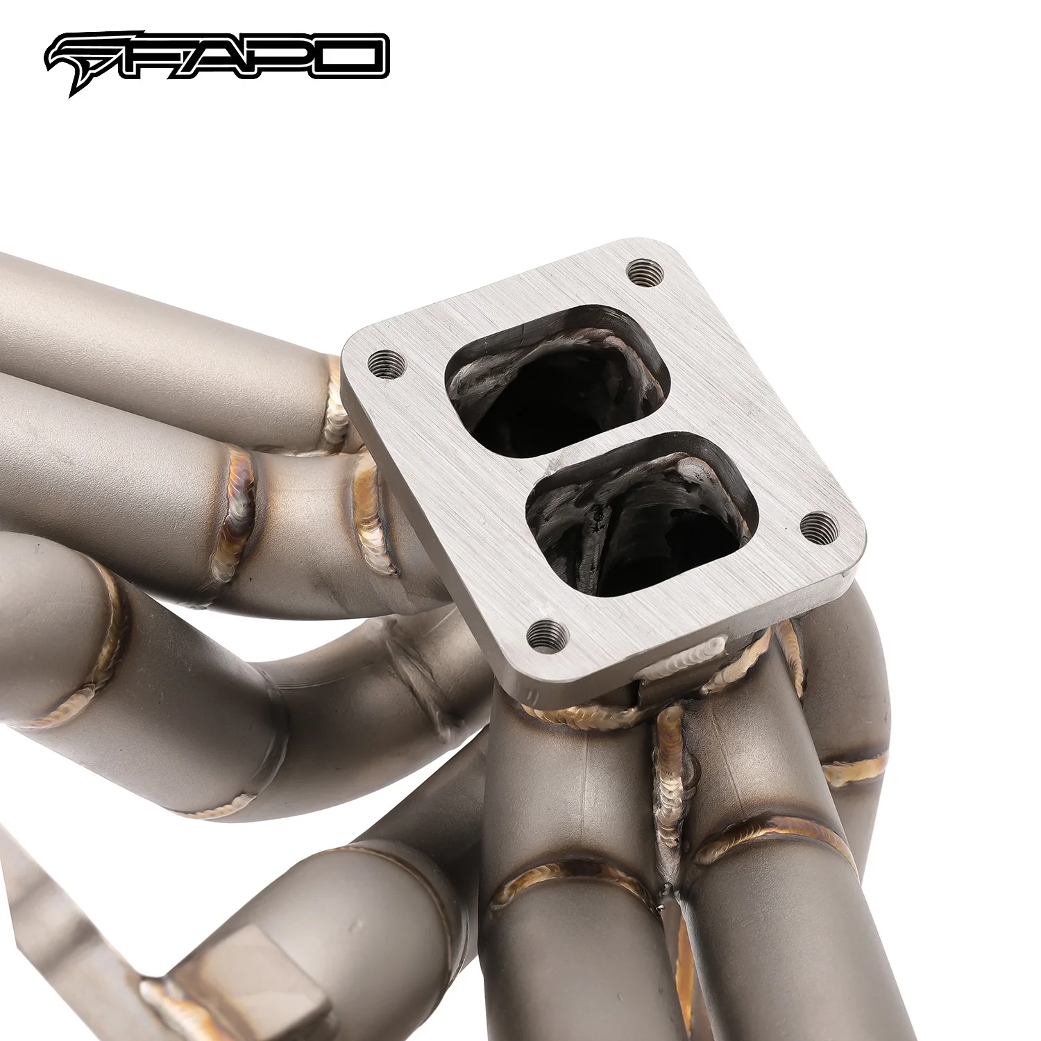 FAPO Single Turbo Manifold for Toyota Supra JZA80 Mk4 Lexus GS300 SC300 IS300 2JZGE T4 - Image 4
