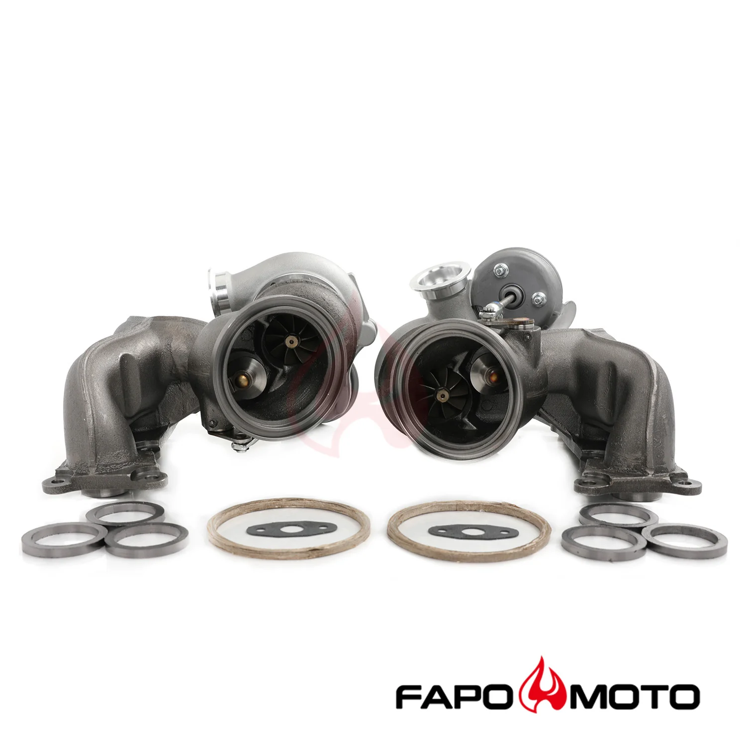 750HP Twin Turbos TD04L 17T FOR BMW N54 335i 335xi 335is E90 E91 E92 E93 3.0L FT100210+FT100220 - Image 3