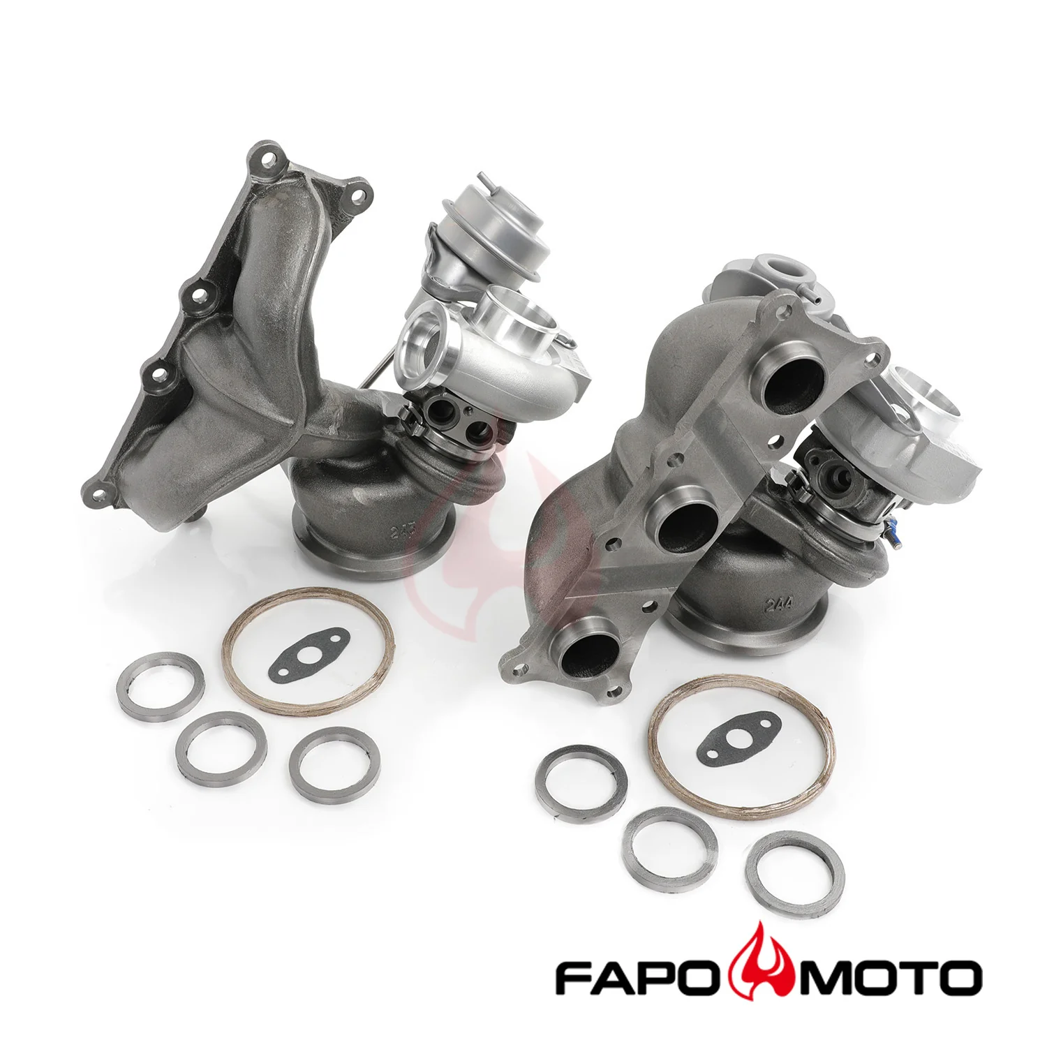 750HP Twin Turbos TD04L 17T FOR BMW N54 335i 335xi 335is E90 E91 E92 E93 3.0L FT100210+FT100220 - Image 9