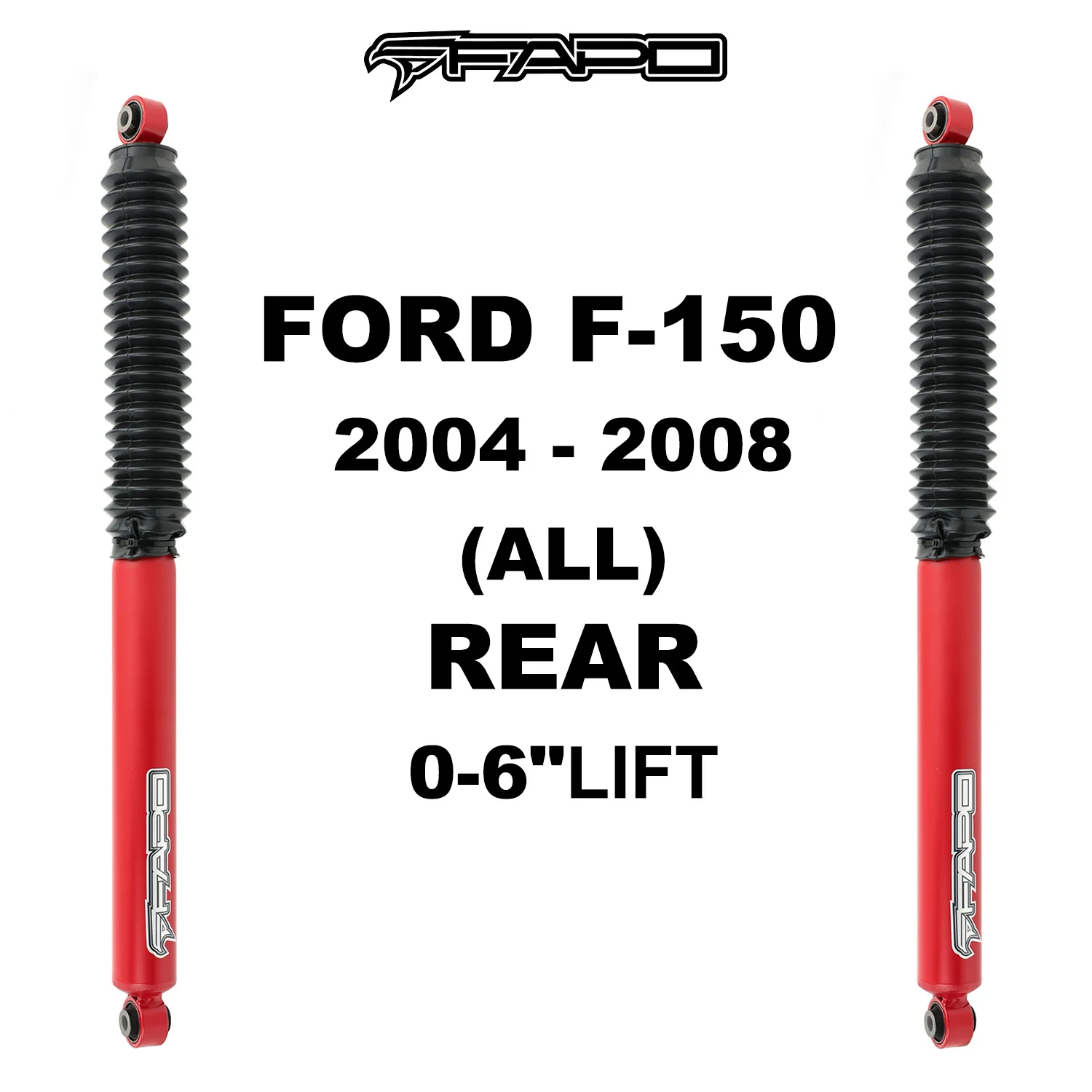 P1 Off-road Rear Shock for FORD F-150 2004-2021  0-3.5 in lift PA267110 - Image 7