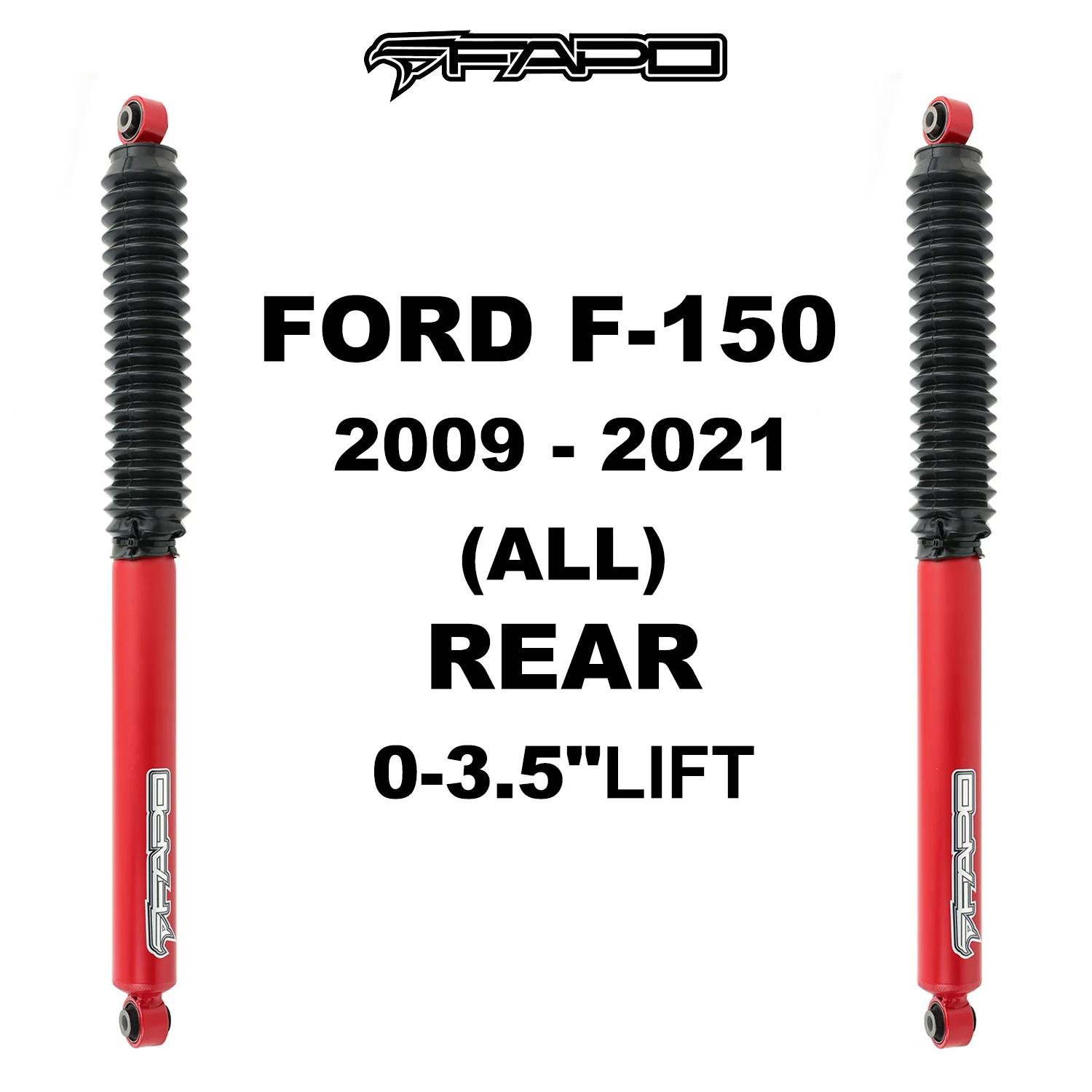 P1 Off-road Rear Shock for FORD F-150 2004-2021  0-3.5 in lift PA267110 - Image 8