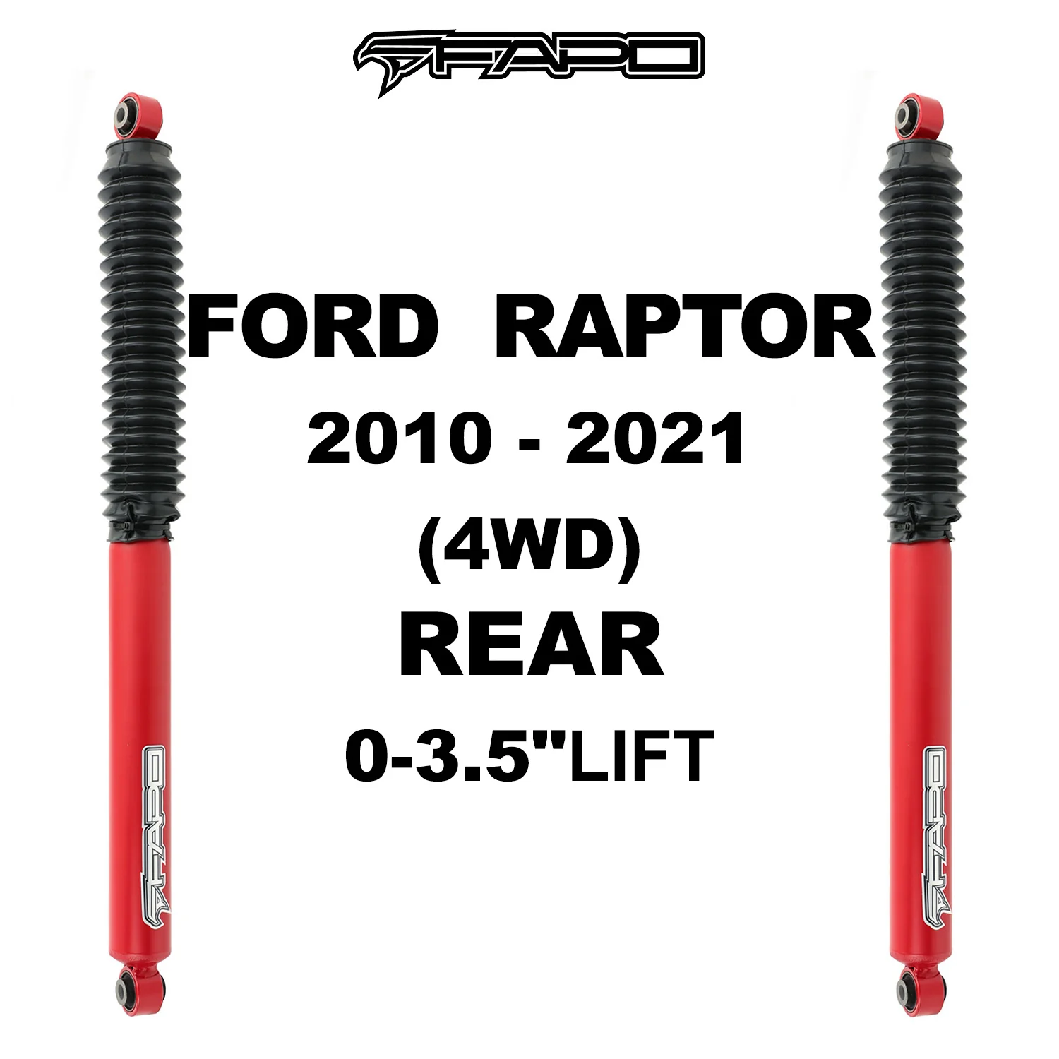 P1 Off-road Rear Shock for FORD F-150 2004-2021  0-3.5 in lift PA267110 - Image 9
