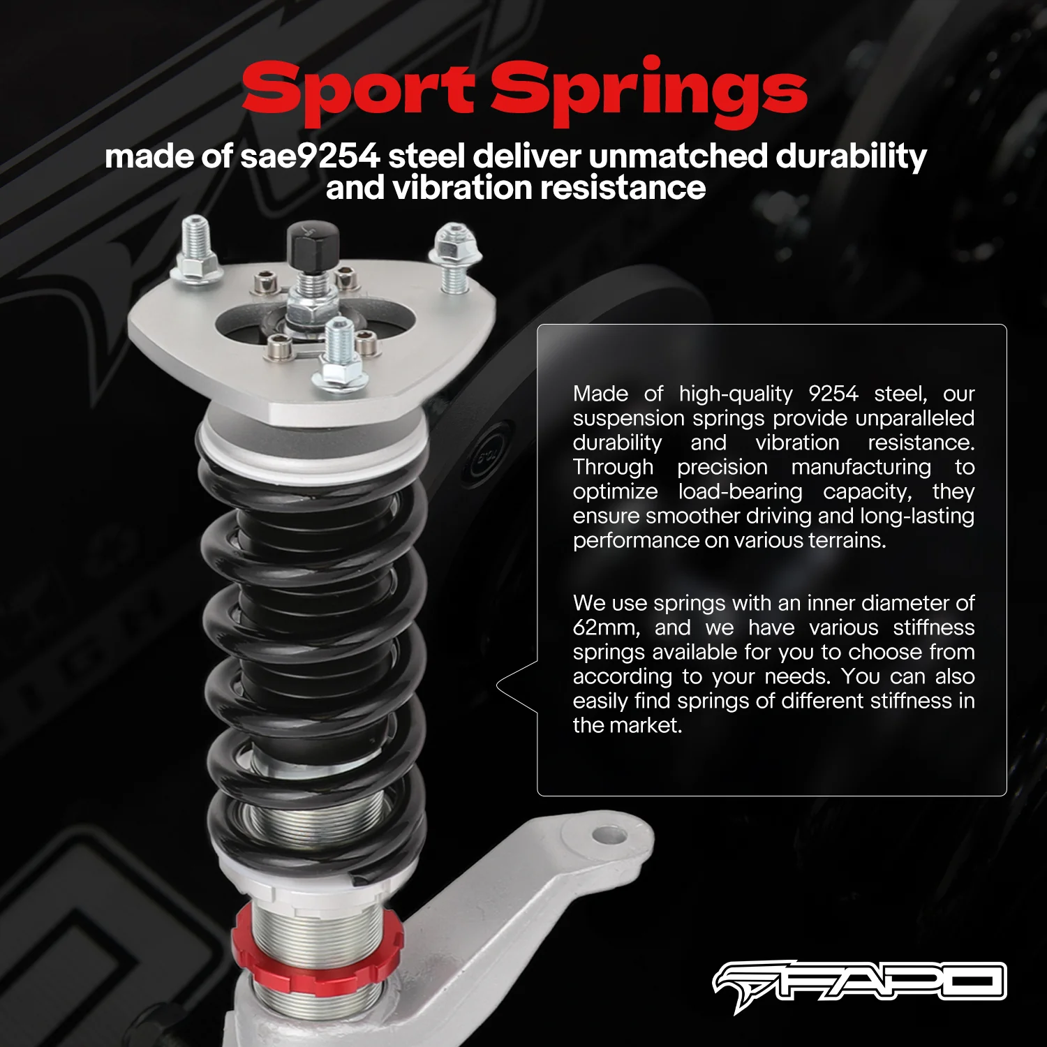 32-Level Damping Coilover for Honda Civic & SI 2001 -2005 EM2 EP3 PF002120 - Image 8