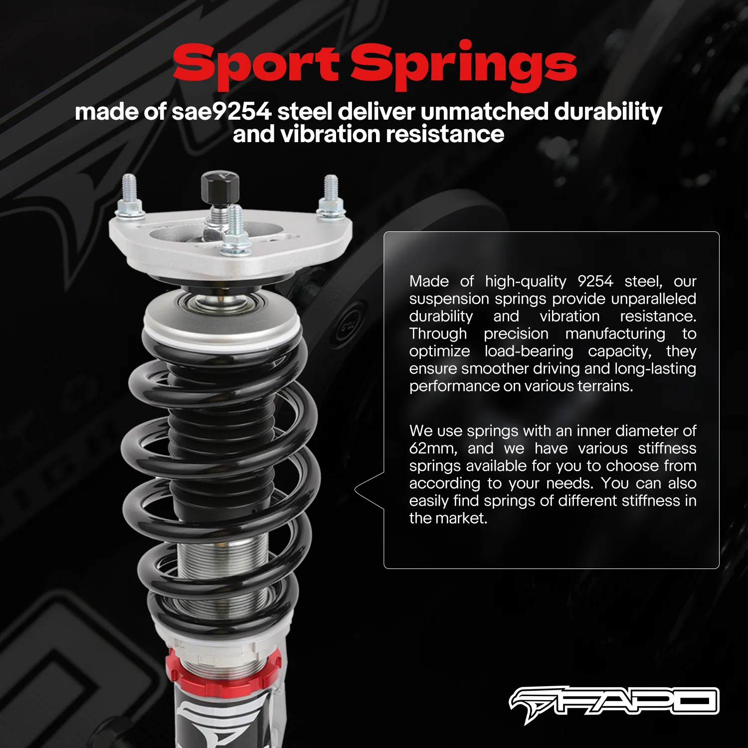 32-Level Damping Coilover for Volkswagen Jetta MK5 MK6 FWD 2006-2017 PF004120 - Image 8