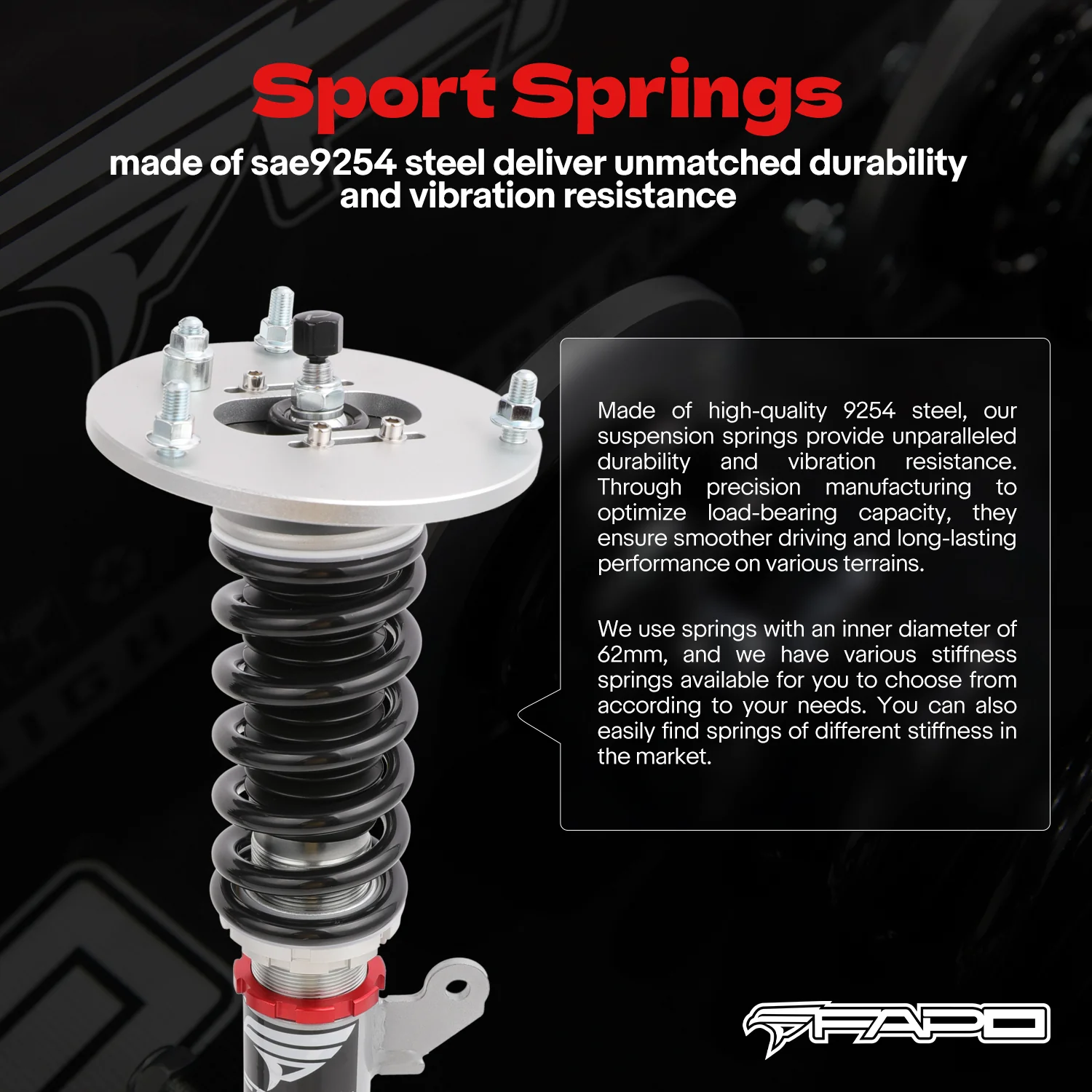 32-Level Damping Coilover for BMW 3-Series F30 328i 335i 2013-2019/BMW 4 Series 2013-2020 PF006530 - Image 8