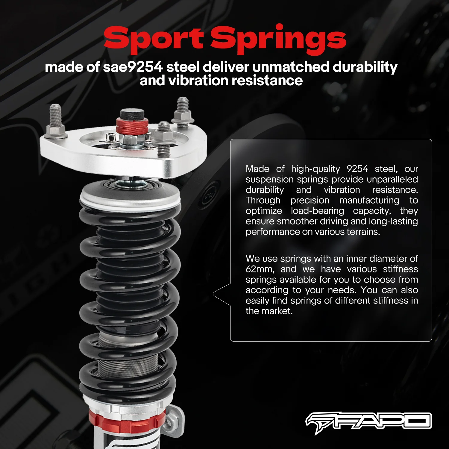 32-Level Damping Coilover for Acura TLX 1st Gen UB1/UB2/UB3/UB4 2015-2020 PF012630 - Image 6