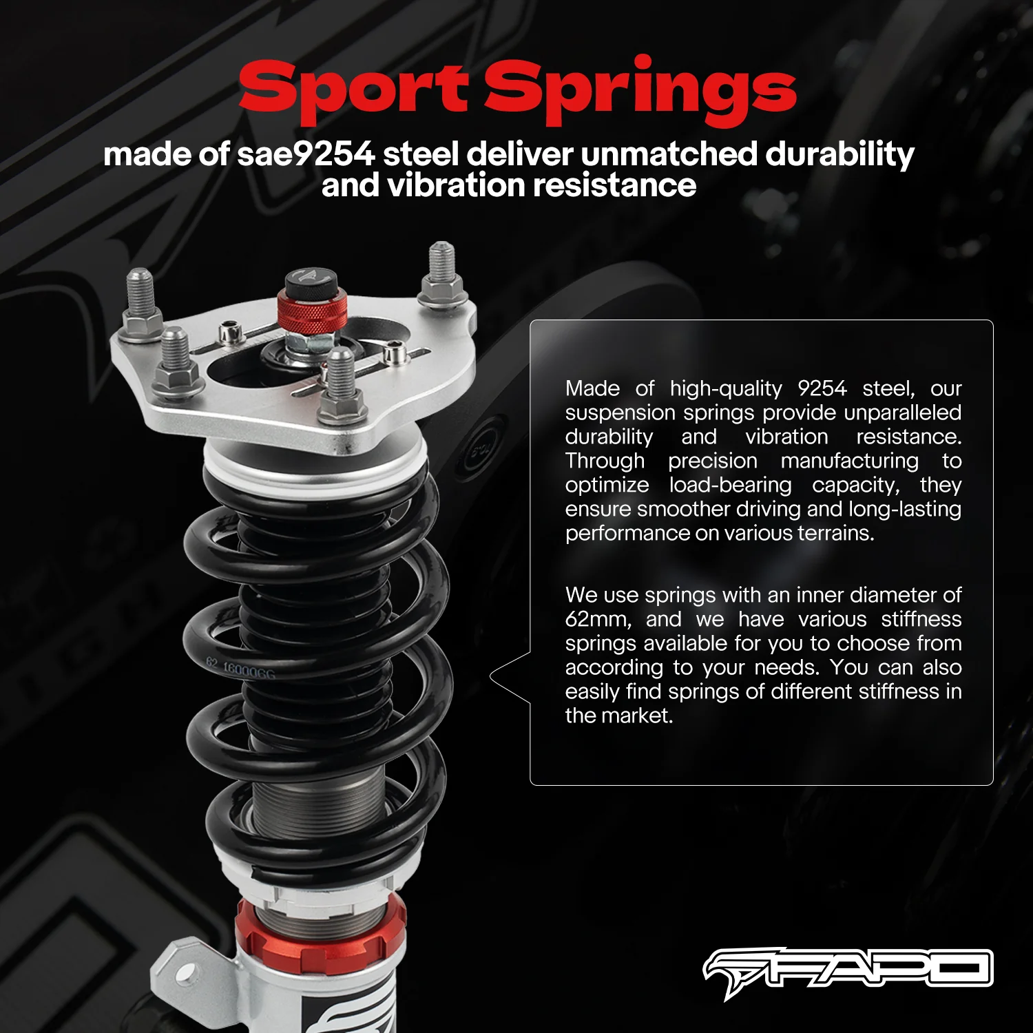 32-Level Damping Coilover for Honda Civic 2016-2025 / Honda Insight 2019-2022/Honda Integra 2022+ PF022730 - Image 7