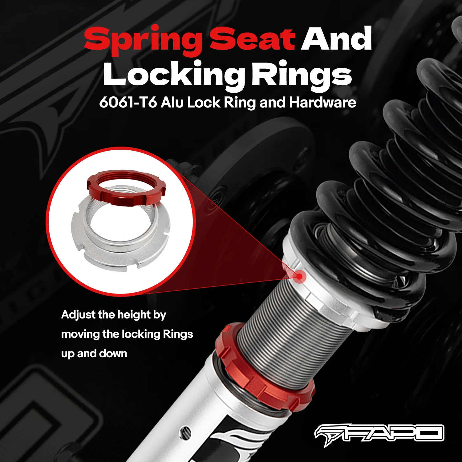 32-Way Adjustable Damping Coilover for BMW 3 Series 4th Gen (Rear Integrated) E46 (non-M) 1997-2006 PF026130 - Image 6