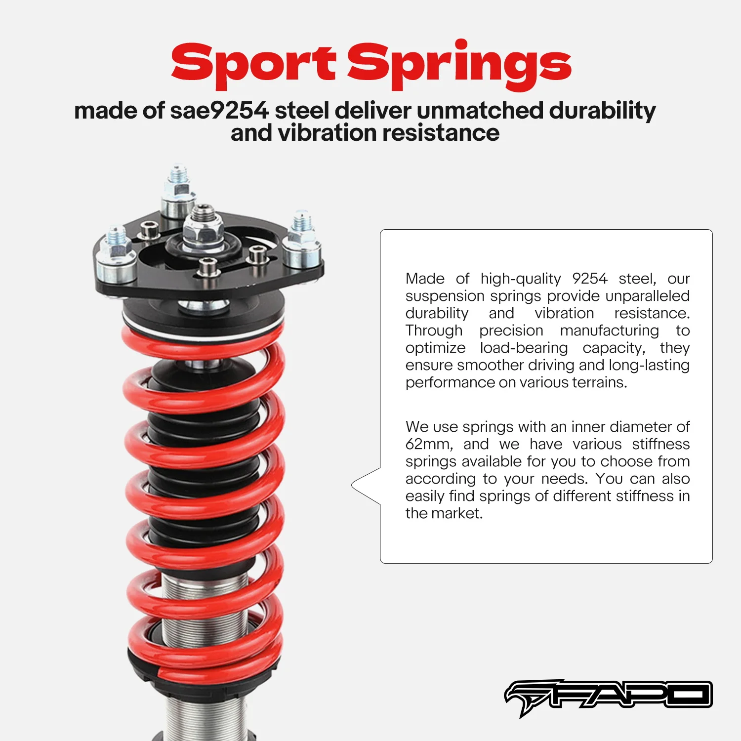 Coilover for Honda Civic 8th Gen 2006-2011 FD/FA Acura CSX PS002010 - Image 5