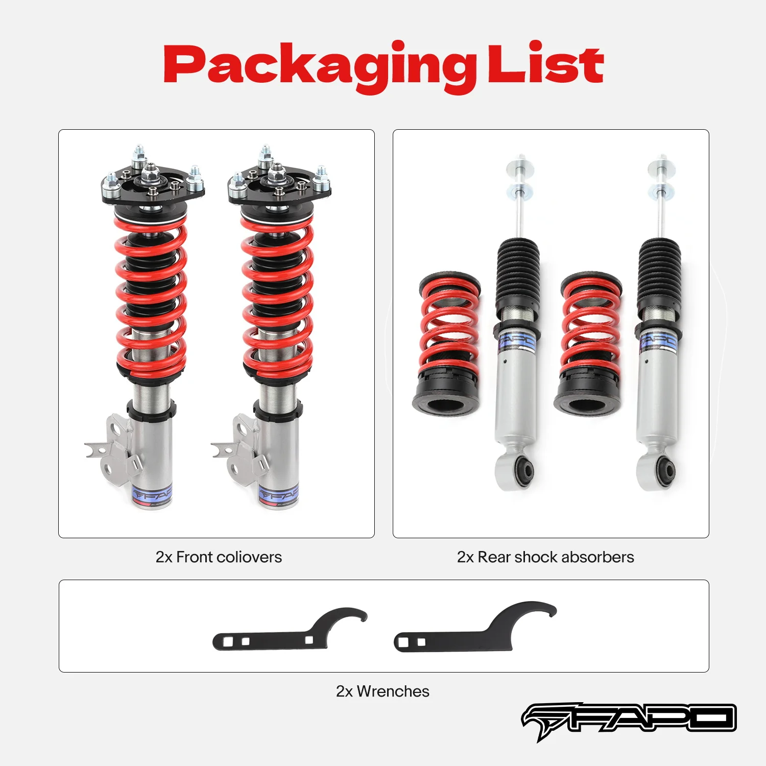 Coilover for Honda Civic 8th Gen 2006-2011 FD/FA Acura CSX PS002010 - Image 9