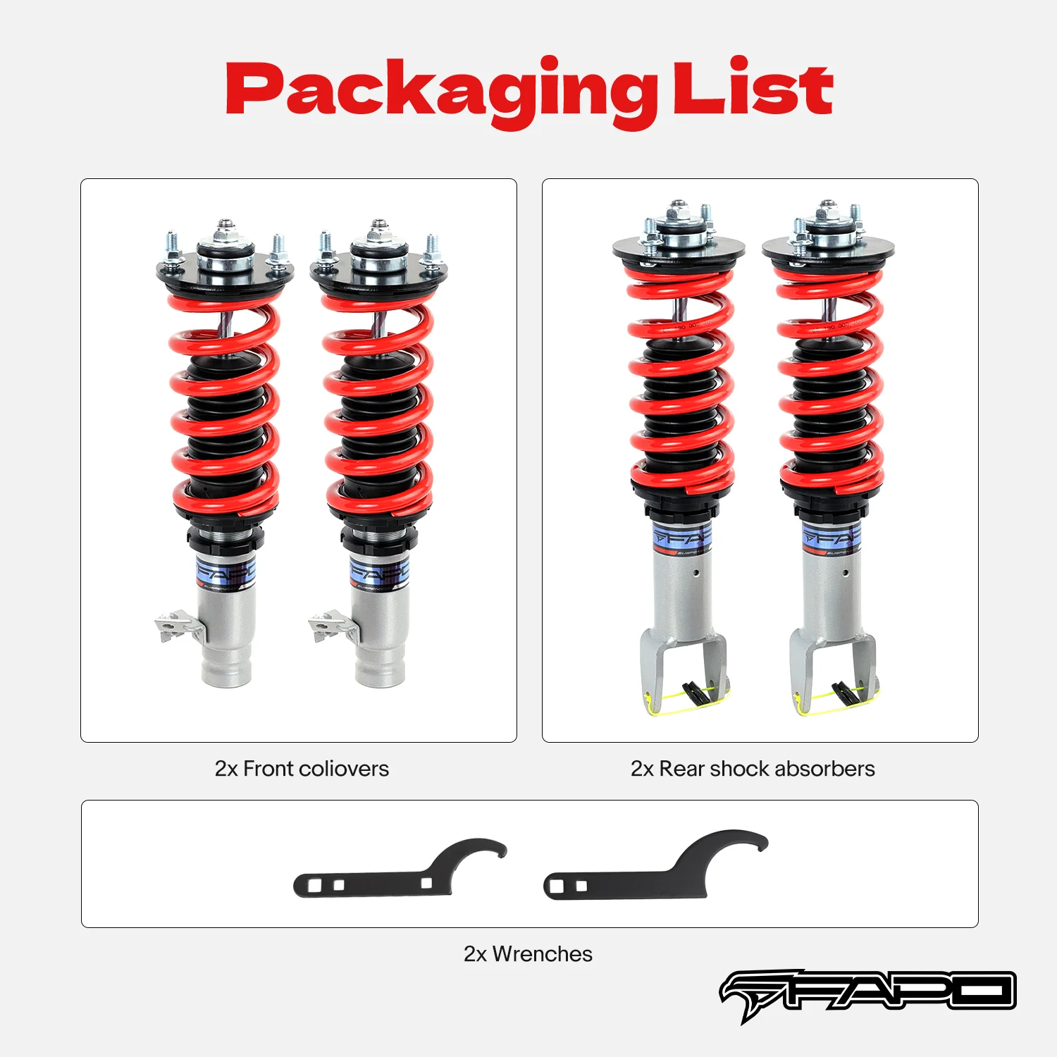 Coilover for Honda Civic 6th Gen 1996-2000 5th Gen 1992-1995 Acura Integra 3rd Gen 1994-2001 PS002410 - Image 7