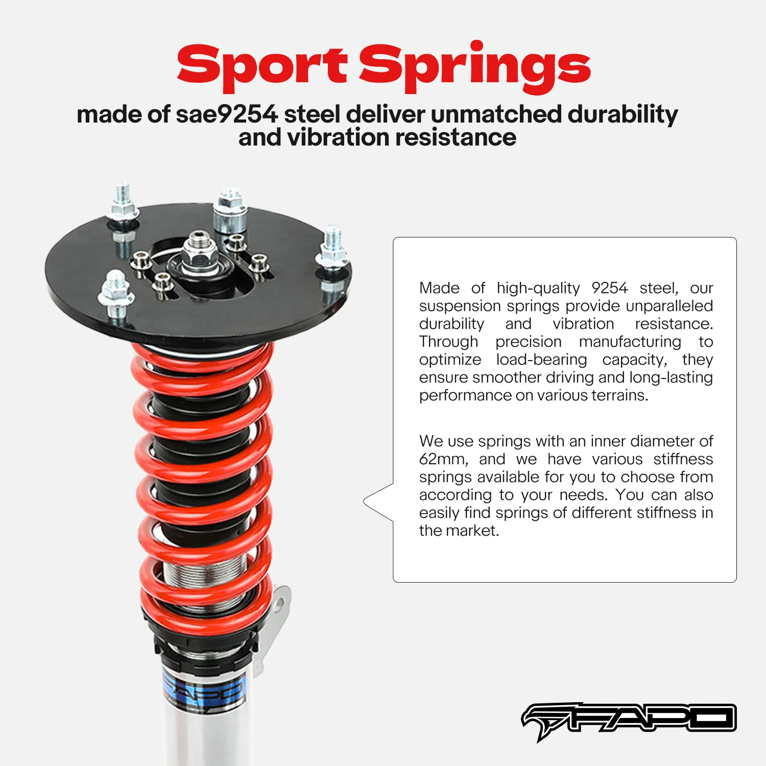 Coilover for BMW 3 Series F30/F31/F34 2011-2019 / BMW 2 Series F22/F23 2014-2021/BMW 4 Series F32/F33/F36 2013-2020 PS006510 - Image 7