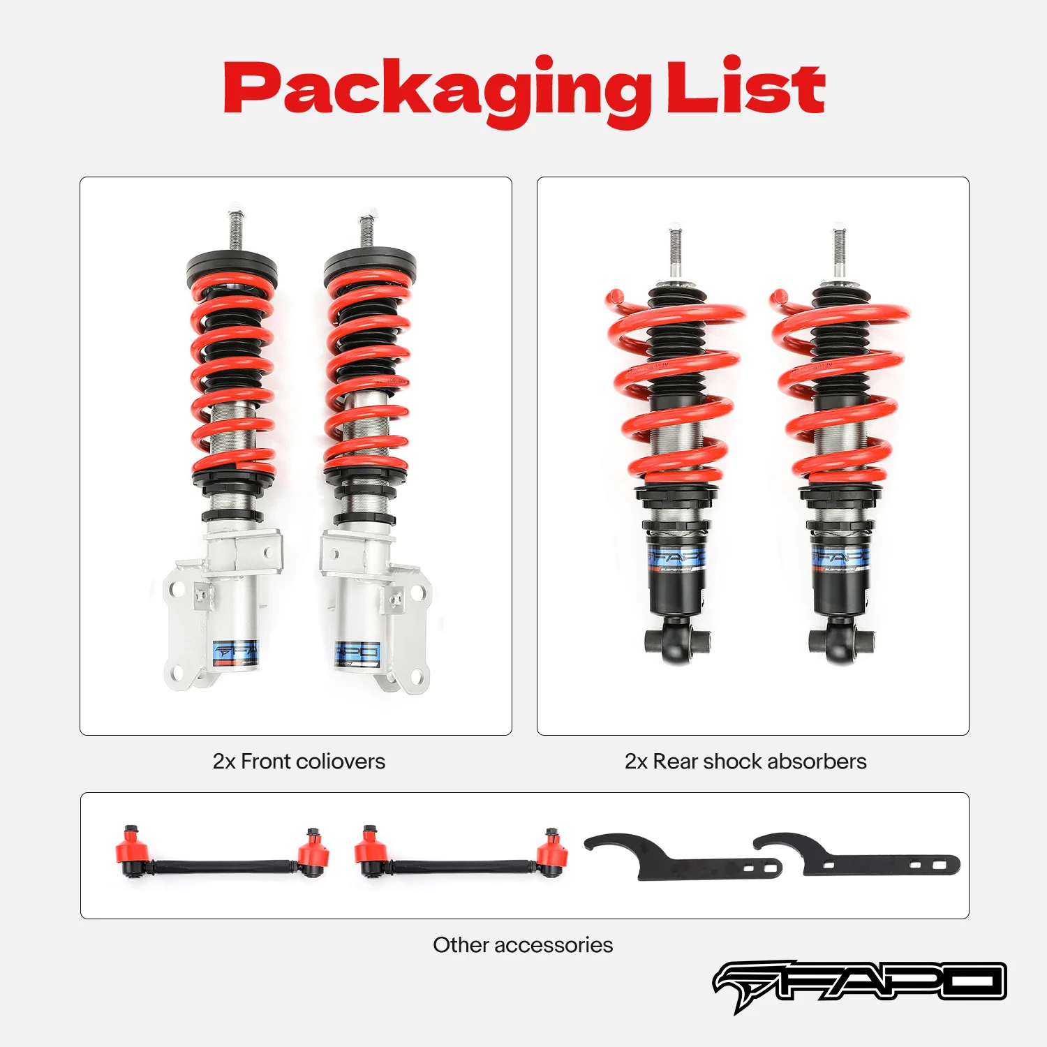 Coilover for Chevrolet Camaro 5th Gen 2010-2015 PS009510 - Image 10