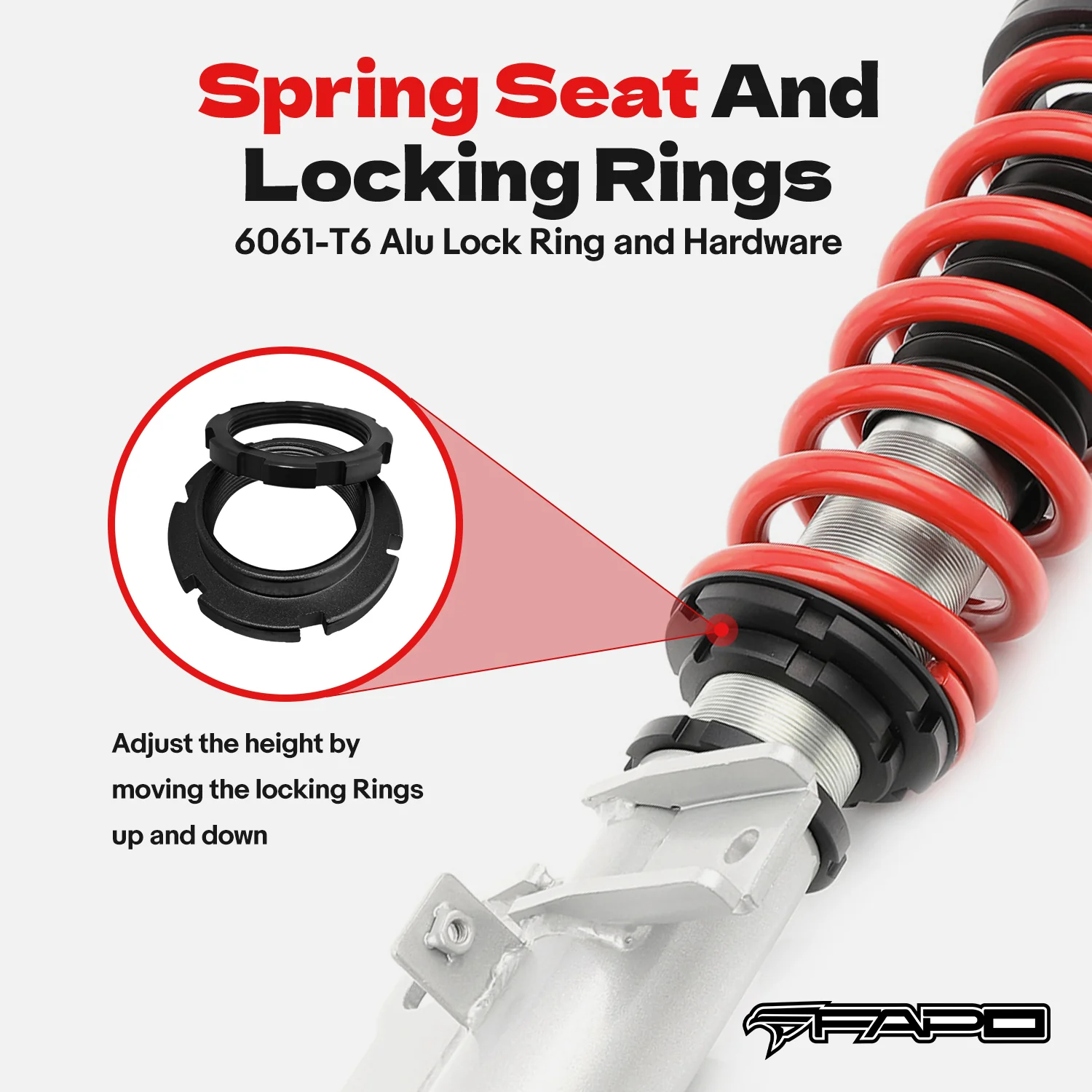 Coilover for Chevrolet Camaro 5th Gen 2010-2015 PS009510 - Image 7