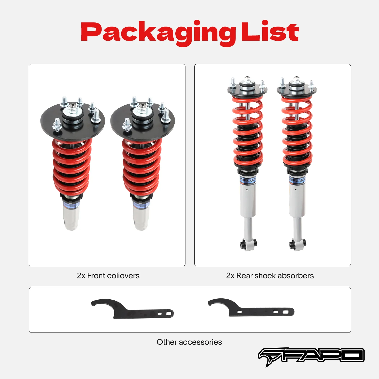 Coilover for Honda Accord 1998-2002 Acura TL 2001-2003 CL PS012110 - Image 14