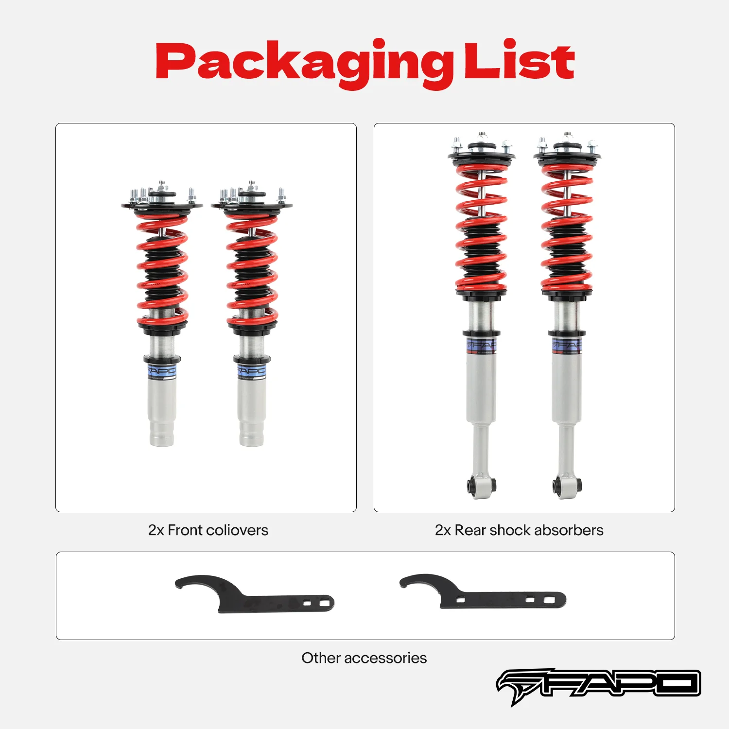 Coilover for Honda accord 2003-2007 CM Acura TSX 2004-2008 CL9 PS012310 - Image 14