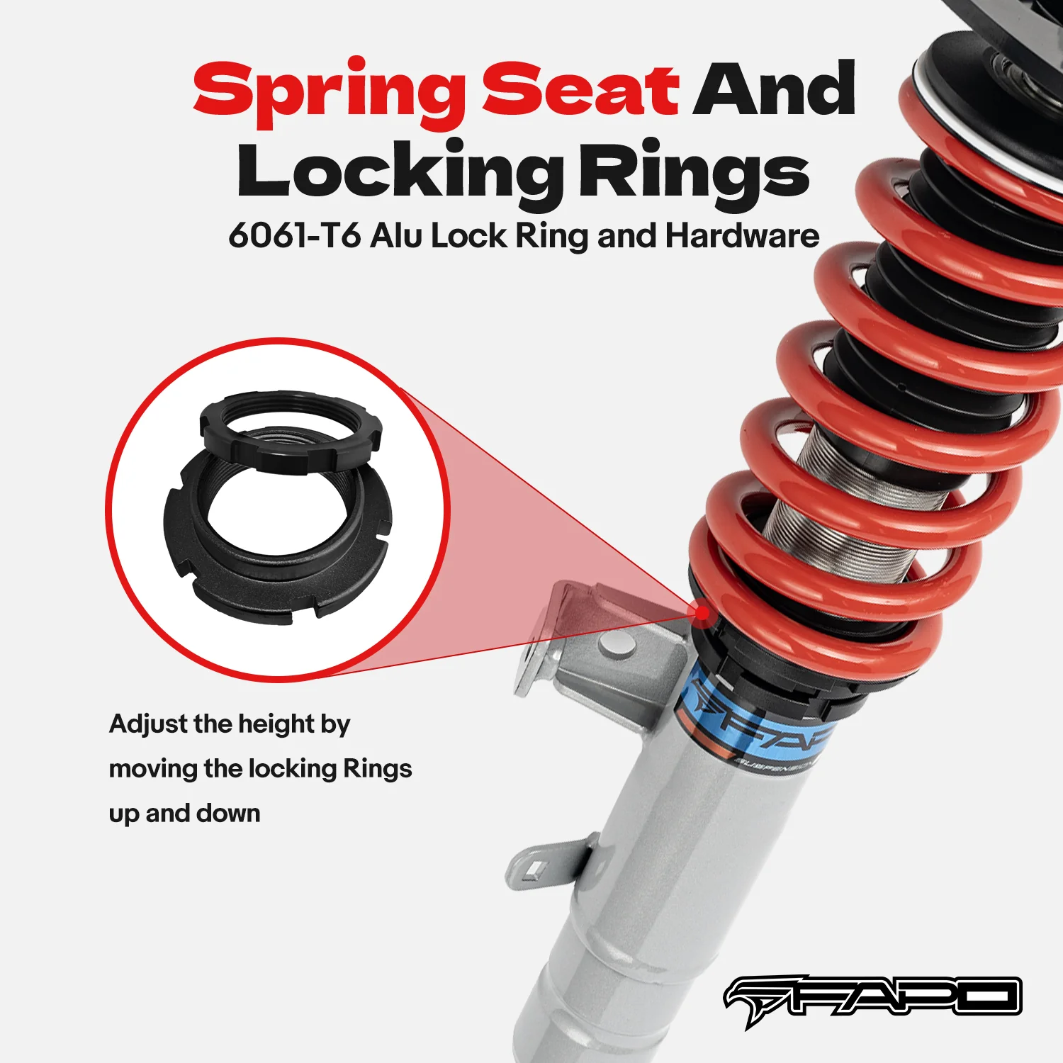 Coilover for Honda Accord 2013-2017 Acura TLX 15-20 PS012610 - Image 5