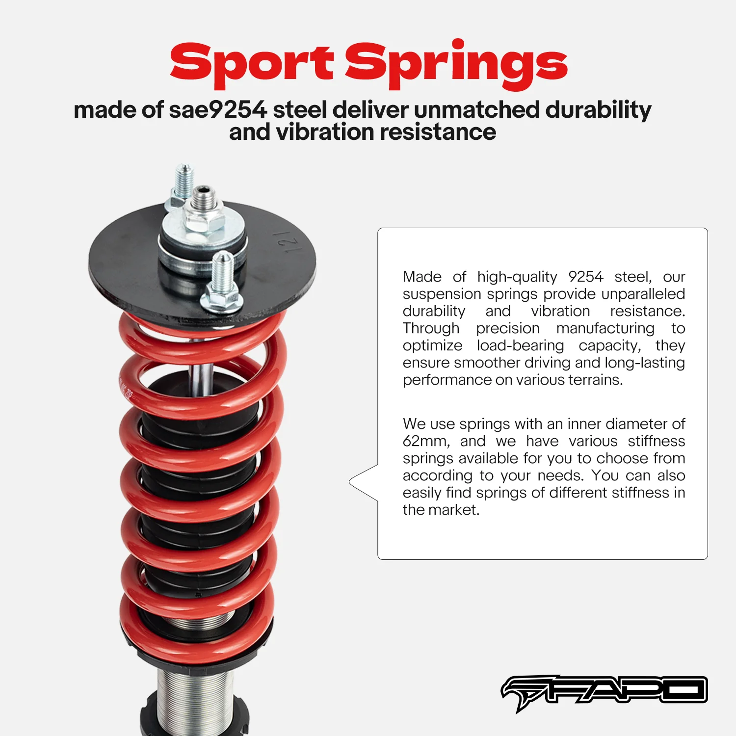 Coilover for Honda Accord 2013-2017 Acura TLX 15-20 PS012610 - Image 7