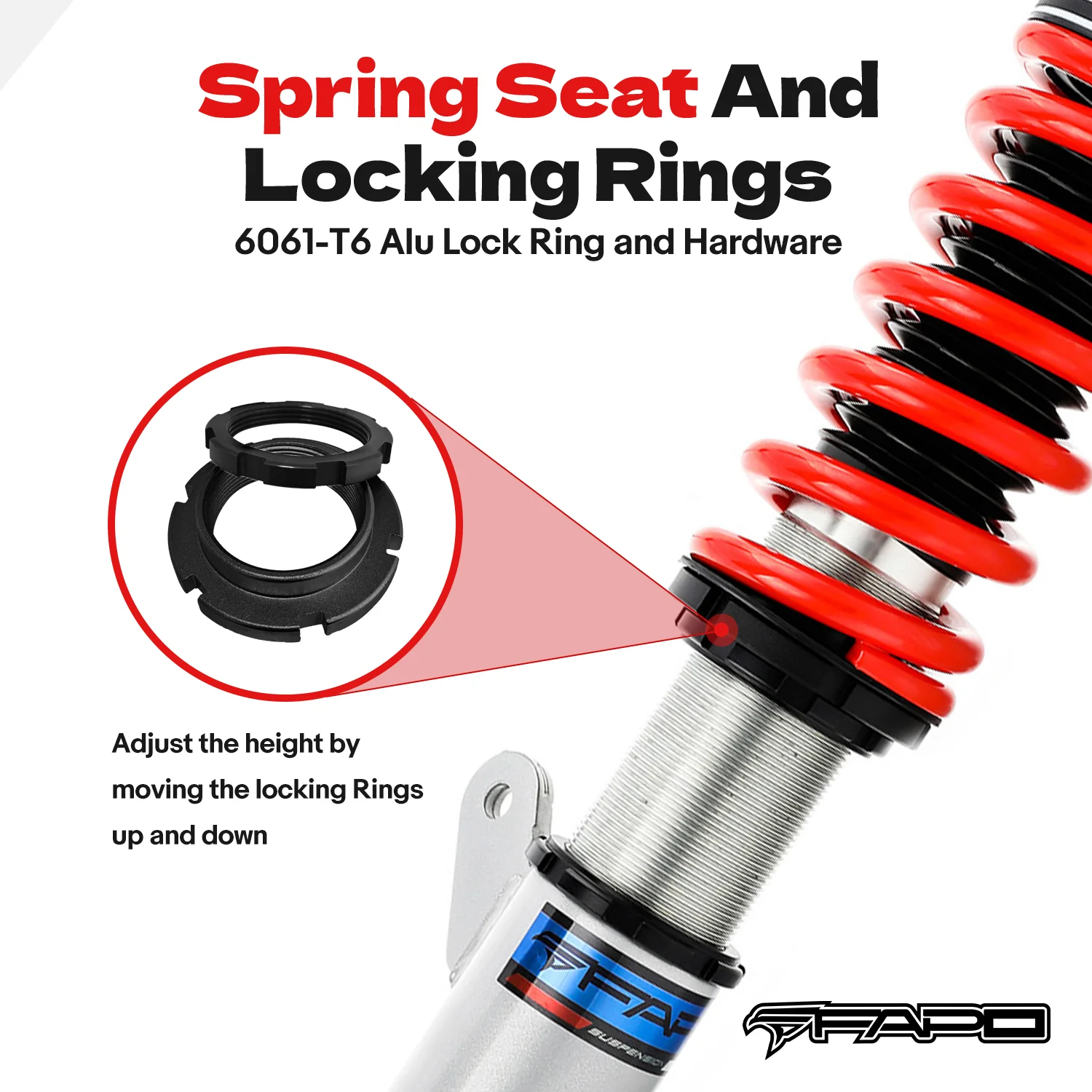 Coilover for BMW M3 E90/E92/E93 2007-2011 Adj Height PS016410 - Image 4