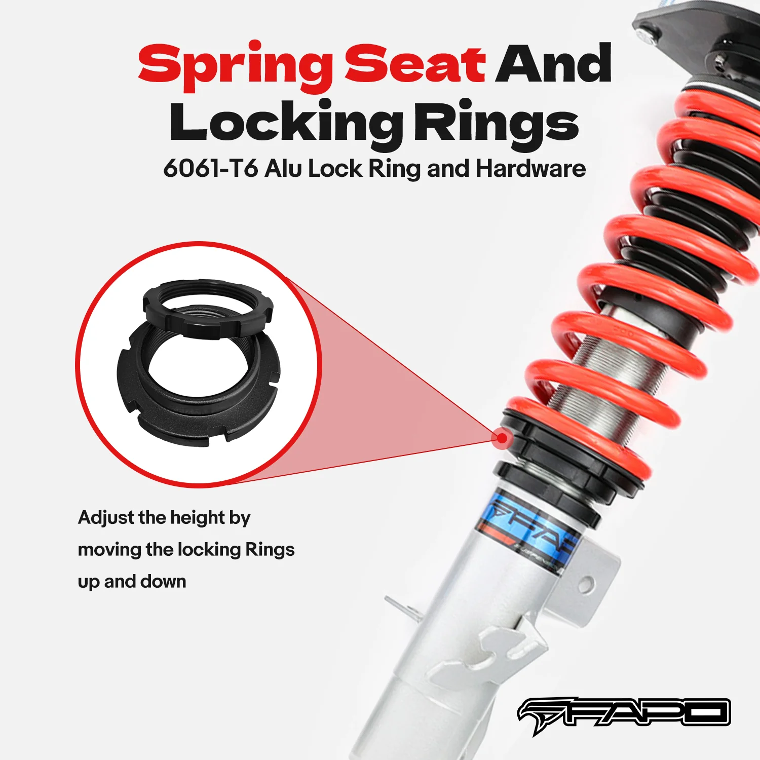 Coilover for Mini Cooper R50 Cooper R53 2002-2008 Adj Height PS016510 - Image 5