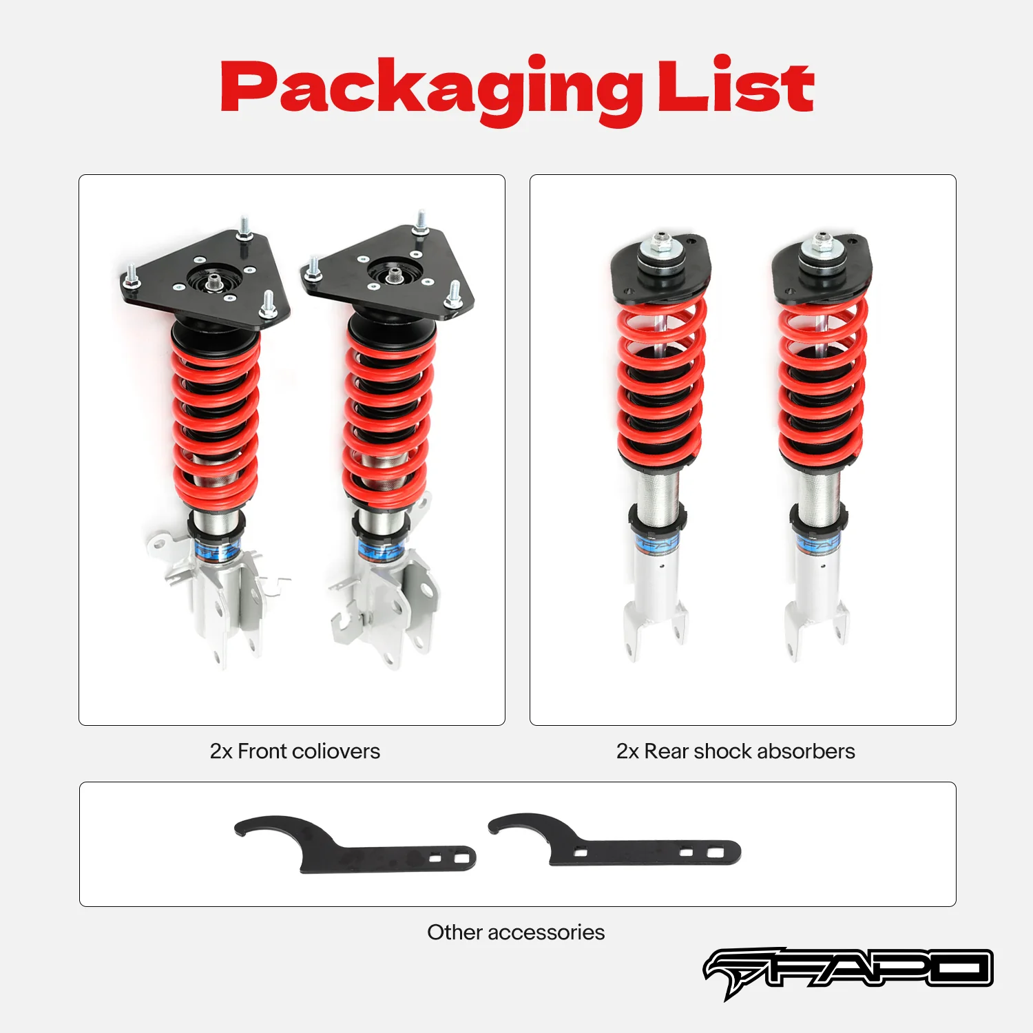 Coilover for Nissan Maxima A35 A36 2009-2020 PS021110 - Image 13