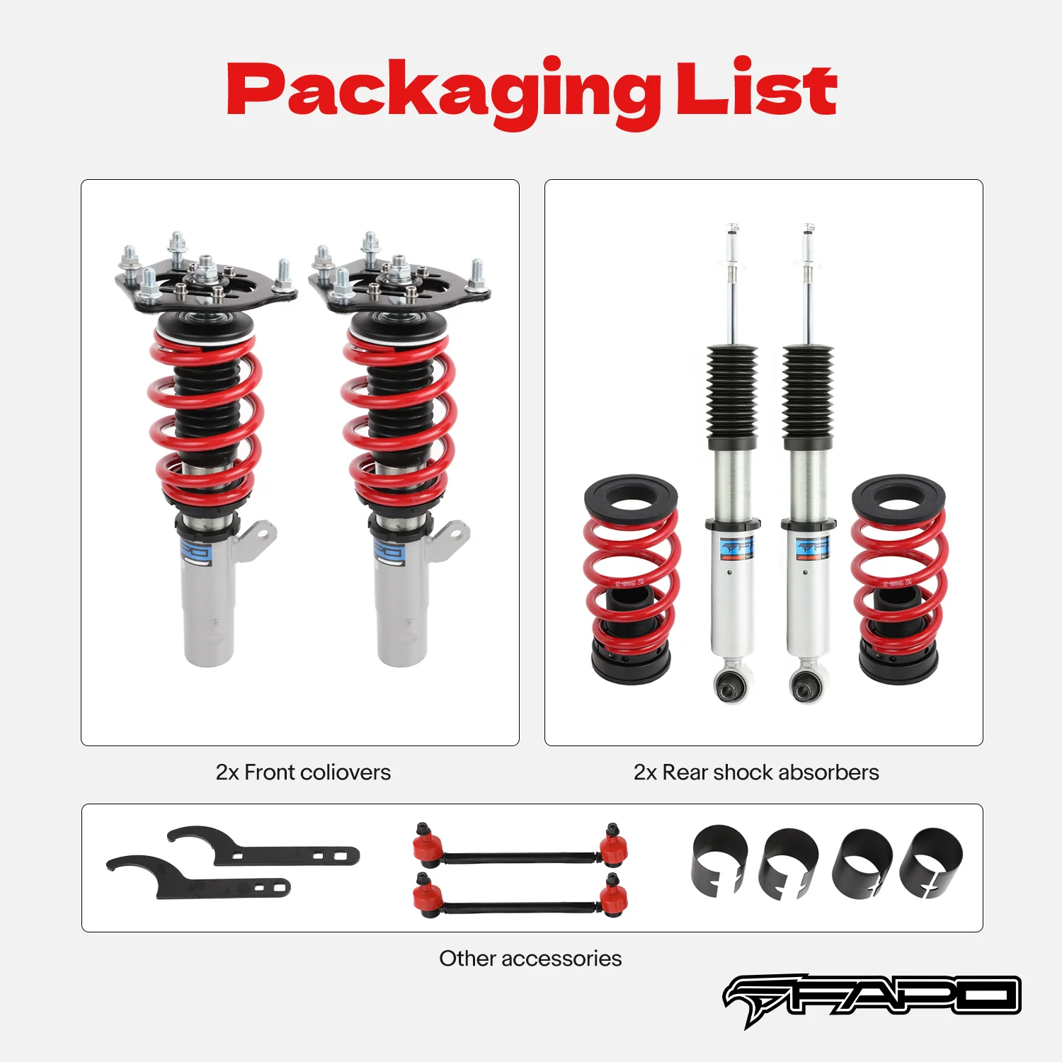 Coilover for Honda Civic 10th/11th Gen 2016-2025  Insight 2019-2022 PS022740 - Image 19
