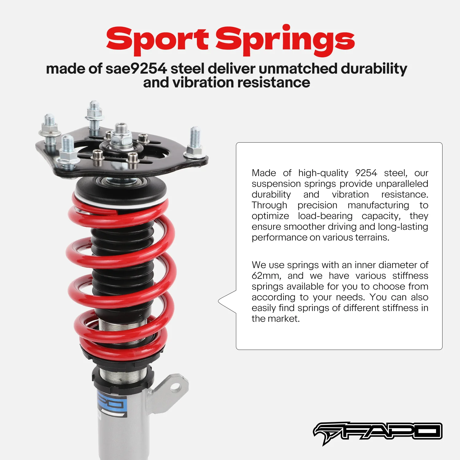 Coilover for Honda Civic 10th/11th Gen 2016-2025  Insight 2019-2022 PS022740 - Image 7