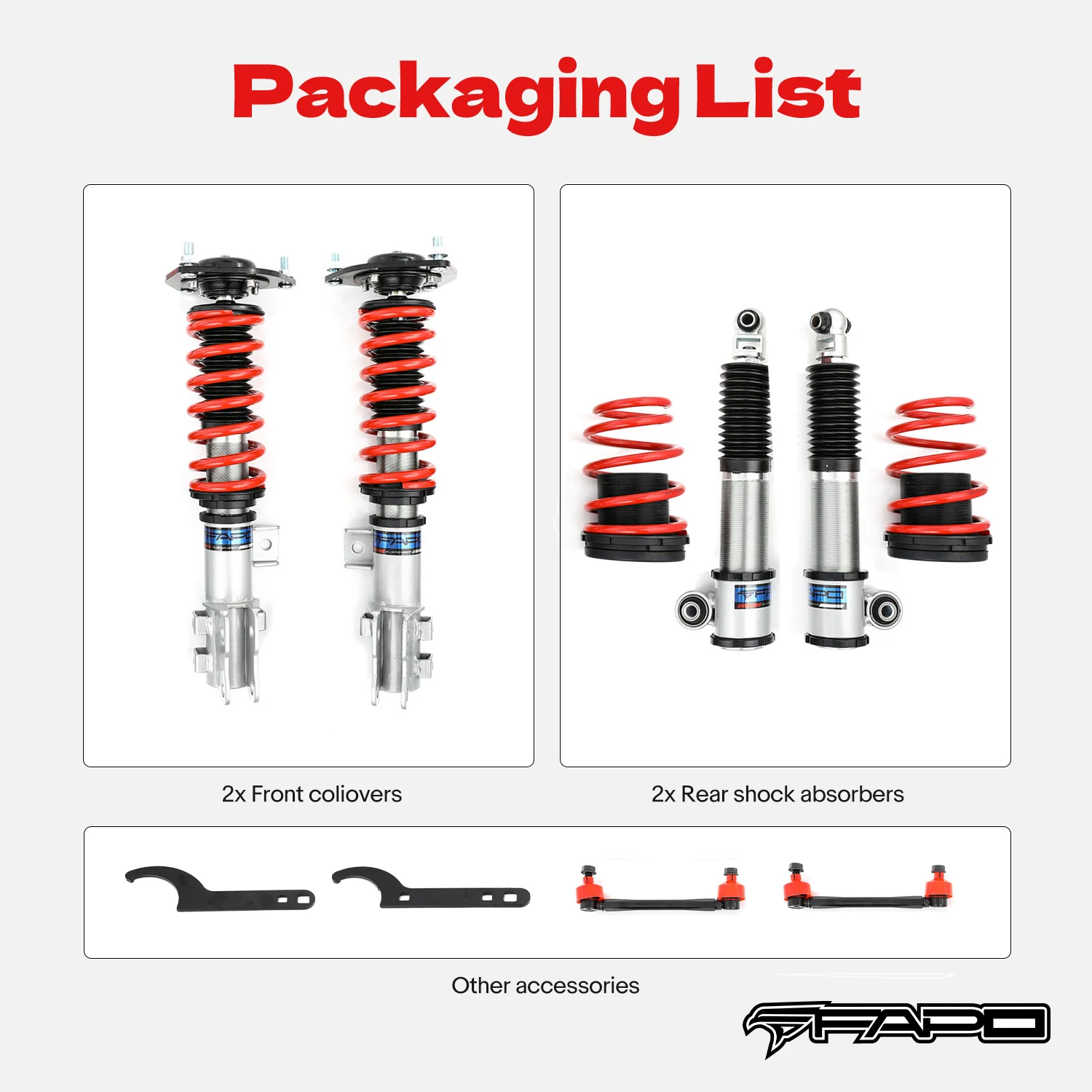 Coilover for Hyundai Veloster 2012-2017 PS029010 - Image 12